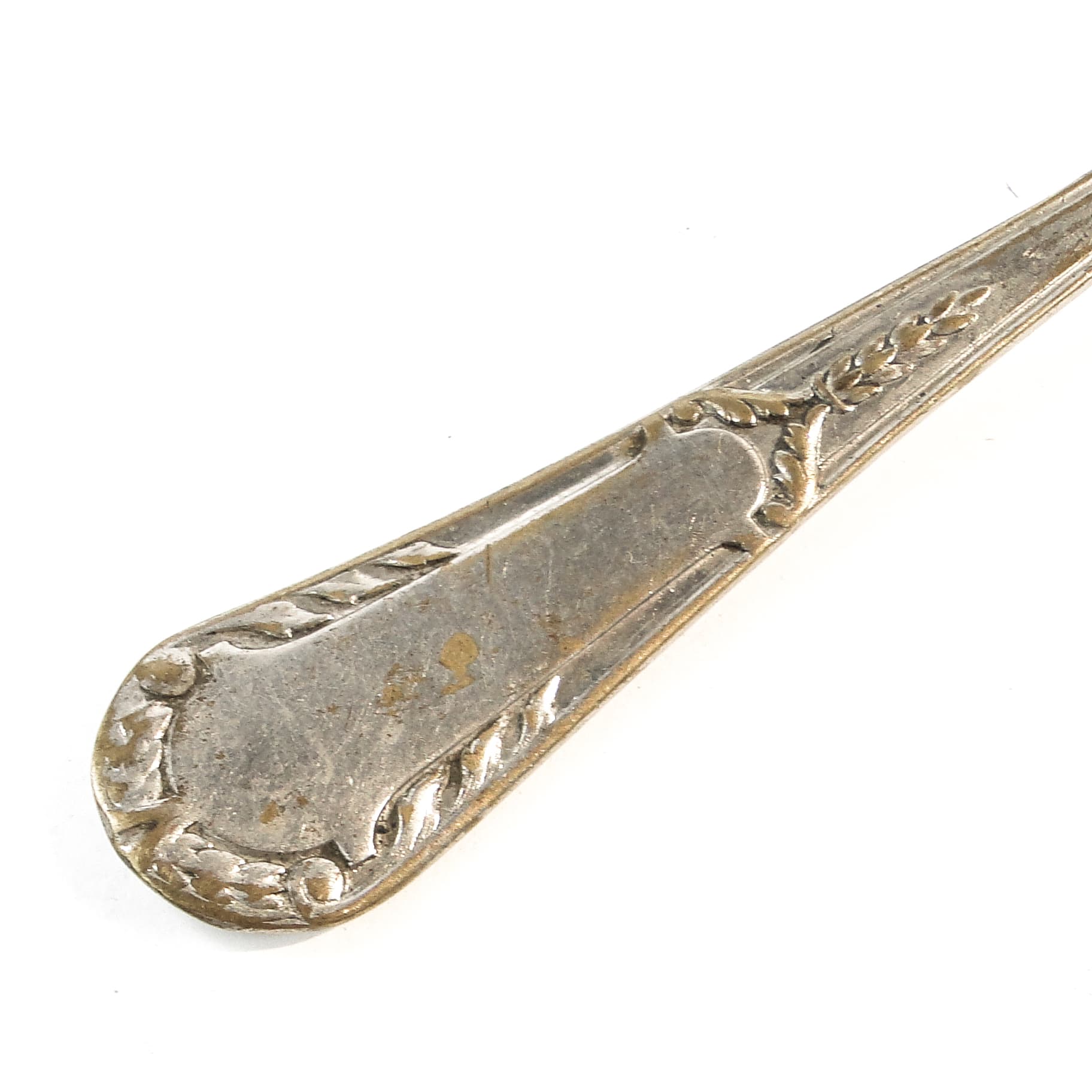 Tea infuser spoon, silver steel, Poland, 1970s. - 101417