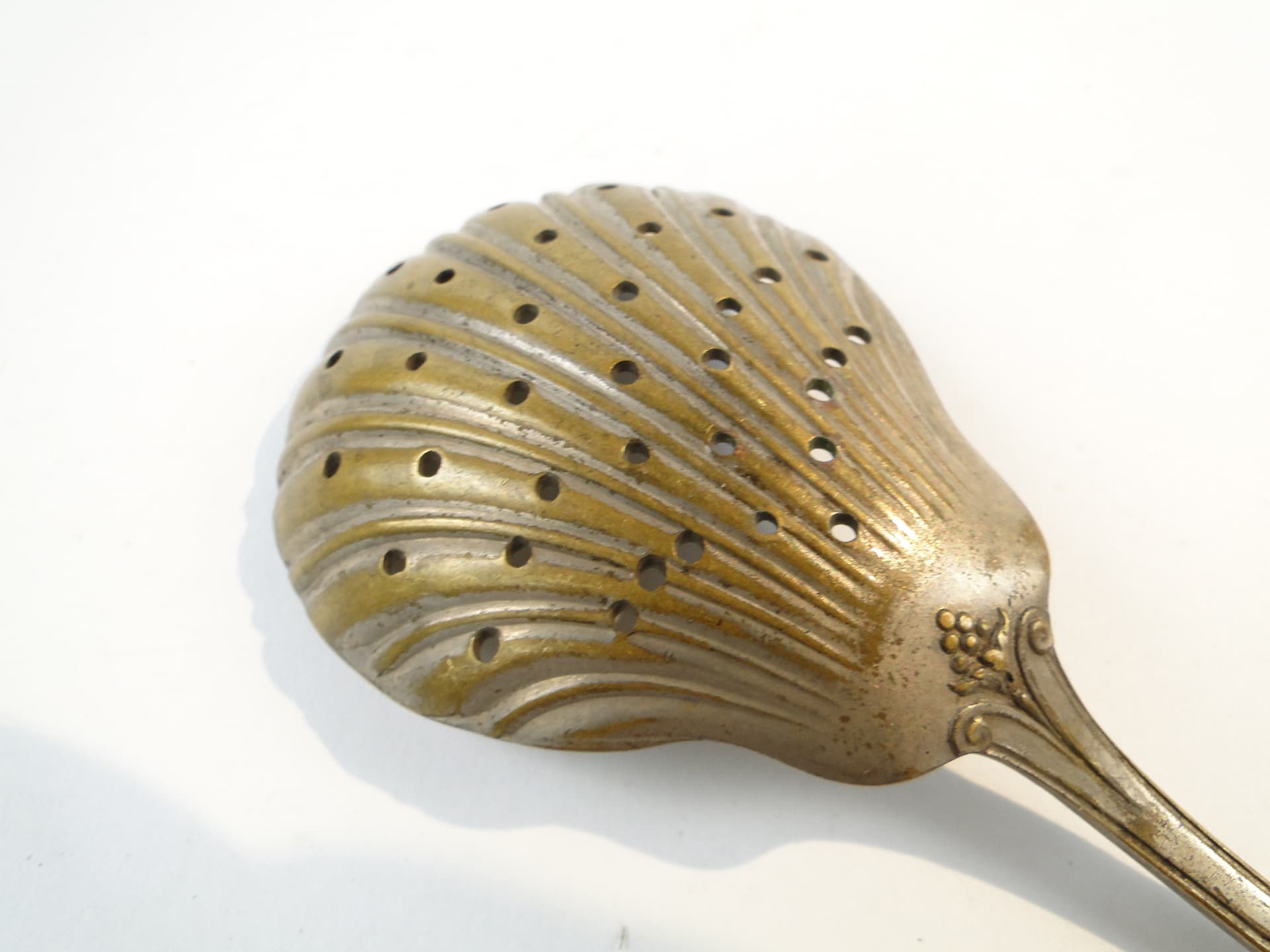 Tea infuser spoon, silver steel, Poland, 1970s. - 101422