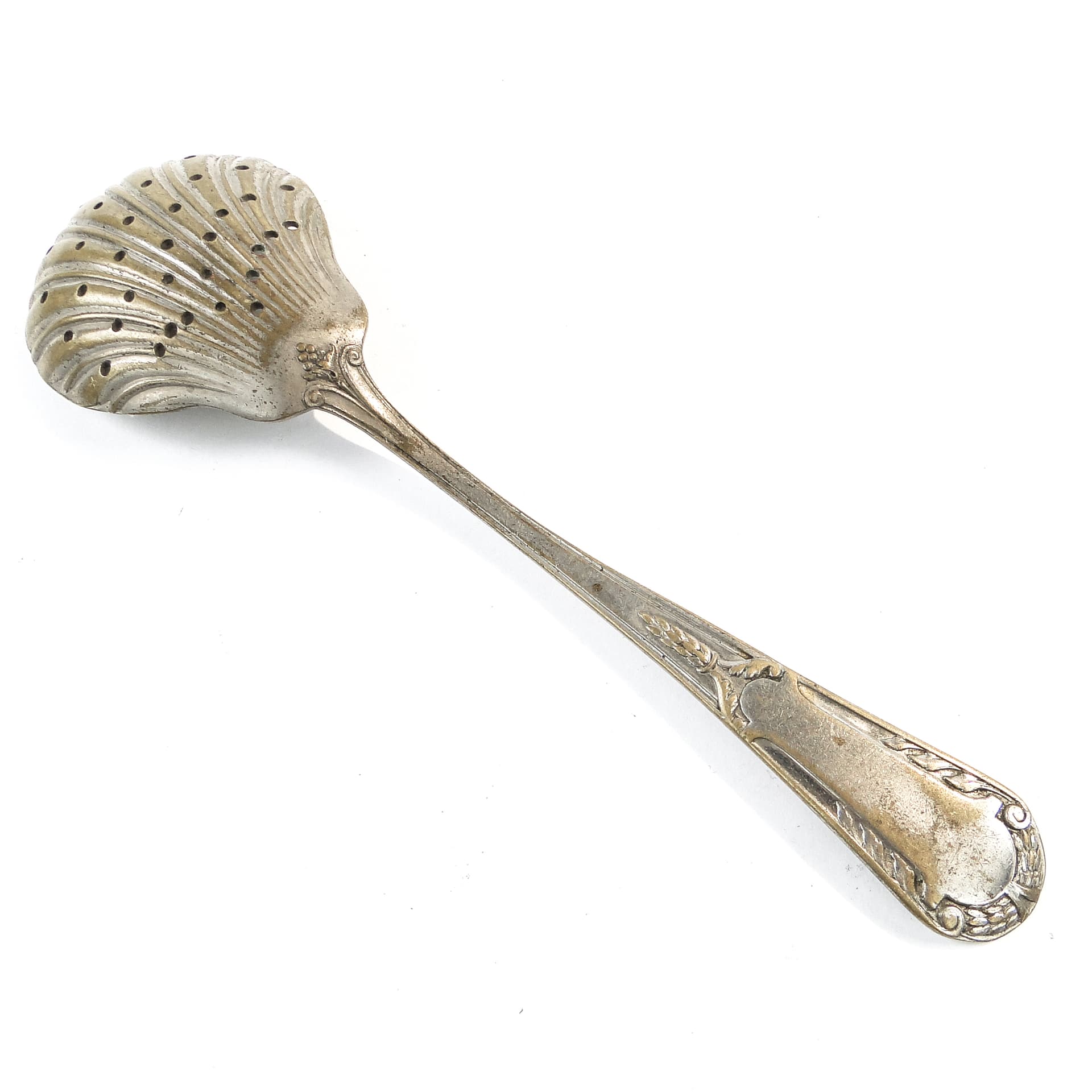 Tea infuser spoon, silver steel, Poland, 1970s. - 101420