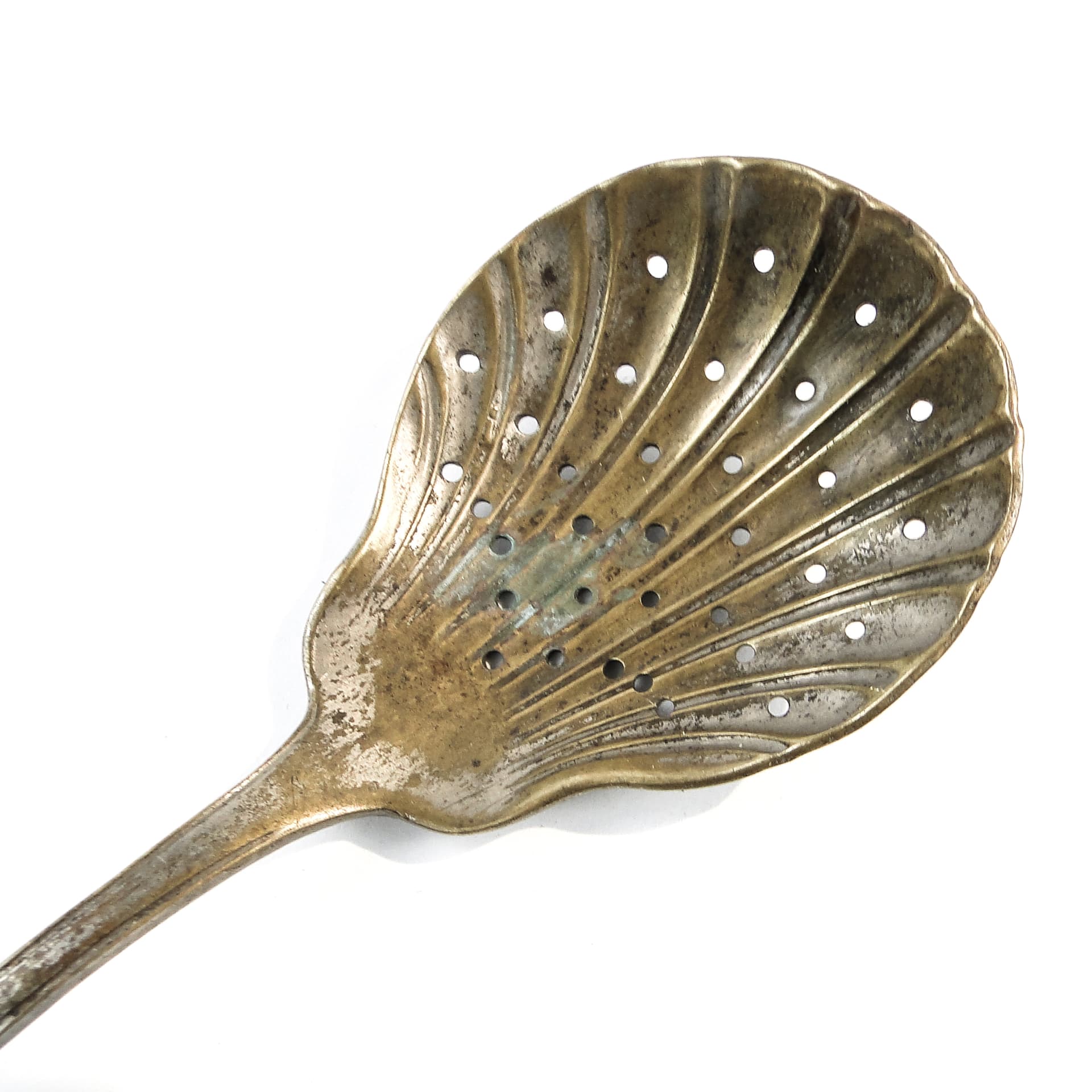 Tea infuser spoon, silver steel, Poland, 1970s. - 101418