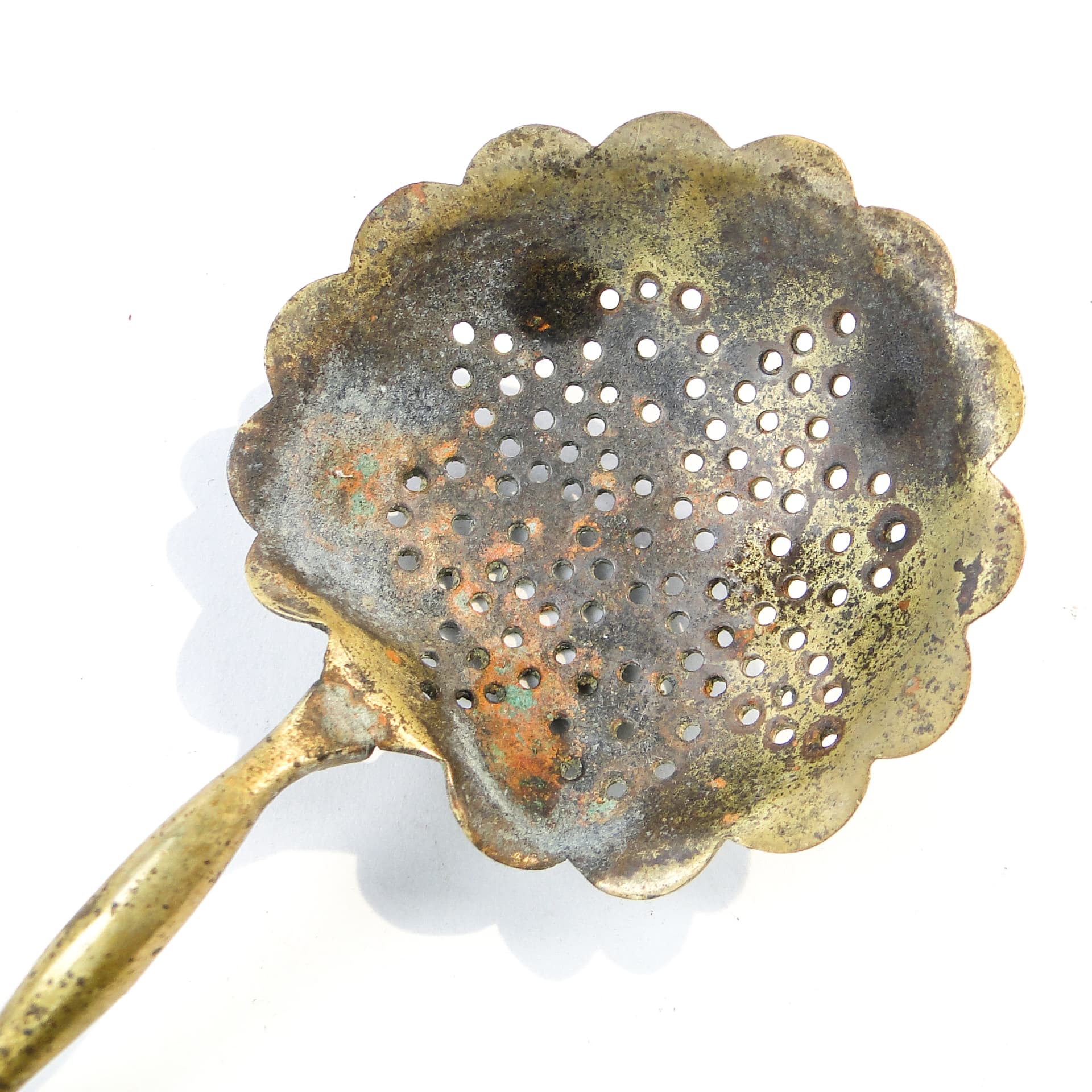 Tea infuser spoon, silver steel, Poland, 1970s. - 101434