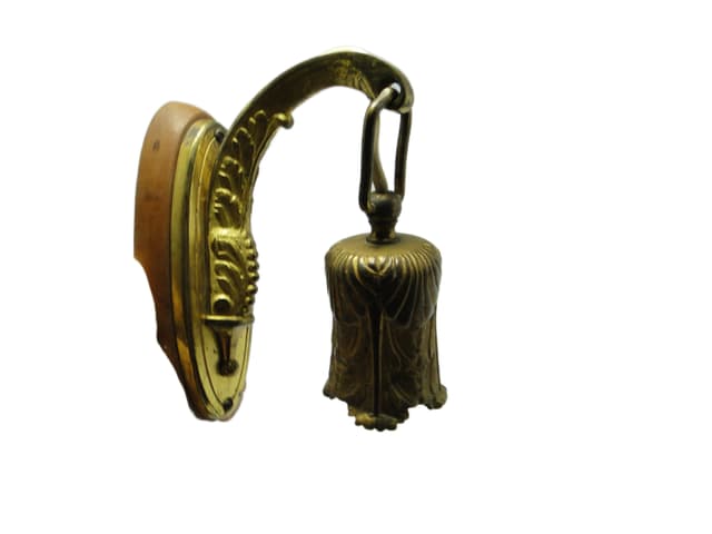 Kinkiet eklektyczny, mosiądz złocisty, buk, Niemcy, lata 30. - WYMIARY