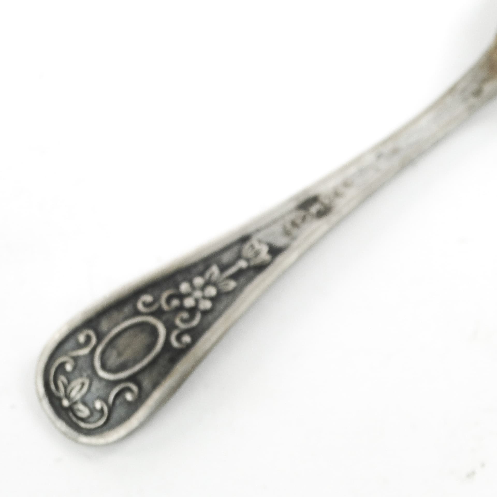 Łyżeczka do soli, mosiądz srebrzony, Szwecja, lata 60. - 101620