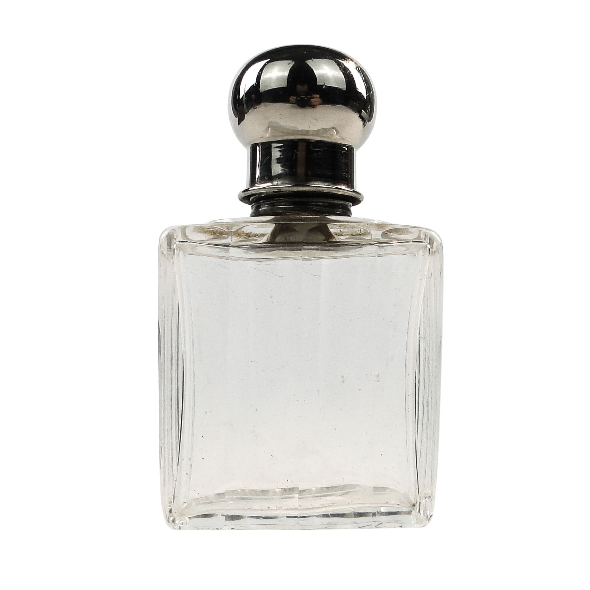 Piersiówka Art Déco, kryształ, Francja, lata 30. - 103891