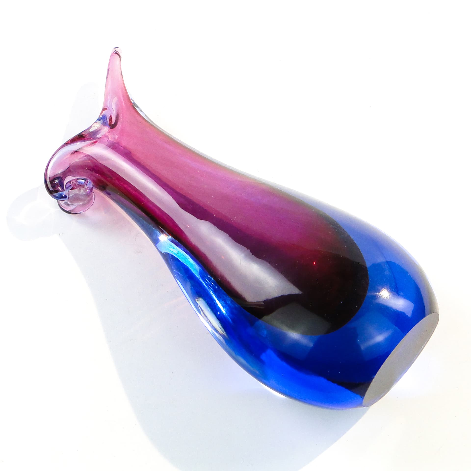 Wazon Murano, mid-century modern, szkło, Mandruzzato, Włochy, lata 50. - 101815