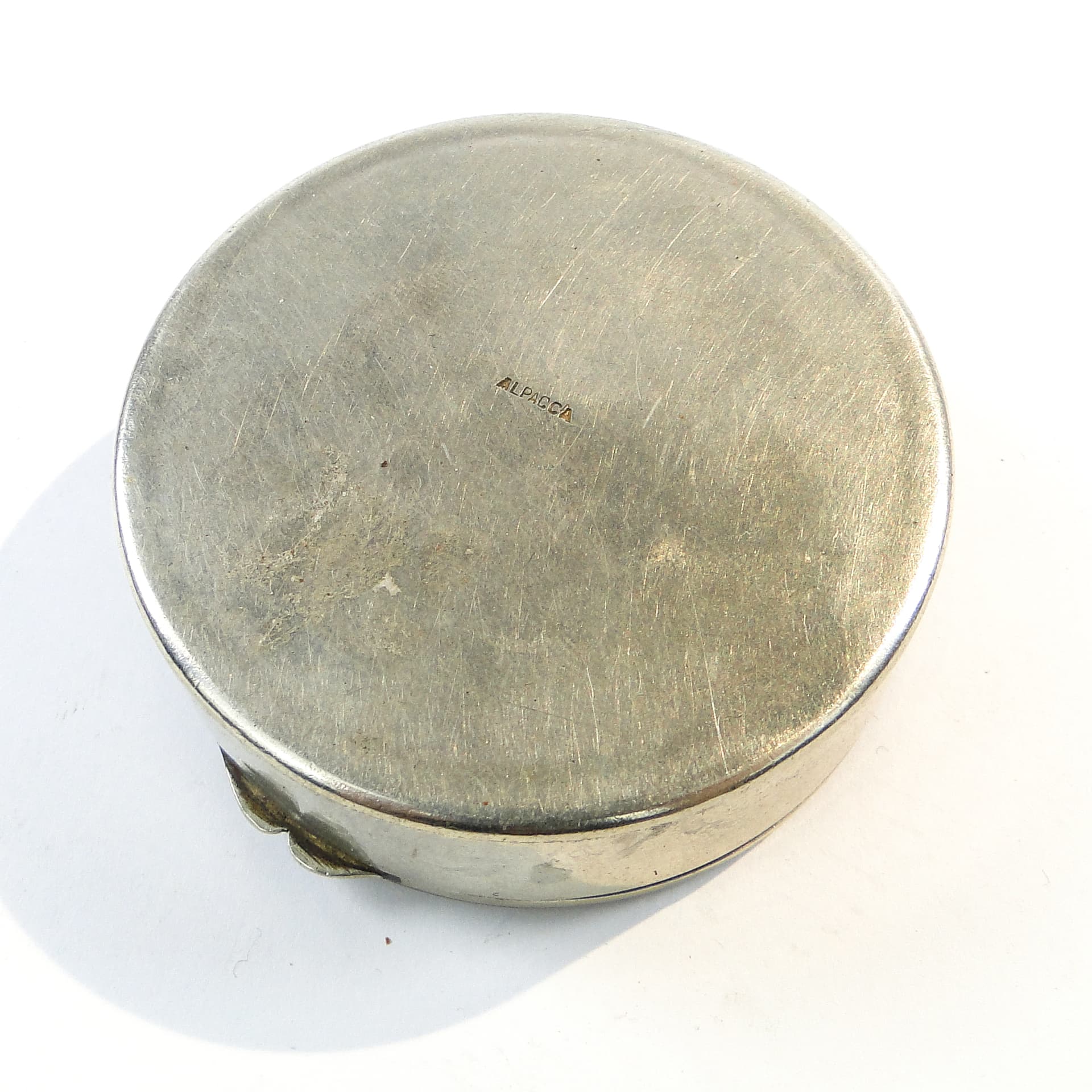 Pigularz Art Nouveau, alpacca srebrzona emaliowana, Austria, początek XX w. - 102192