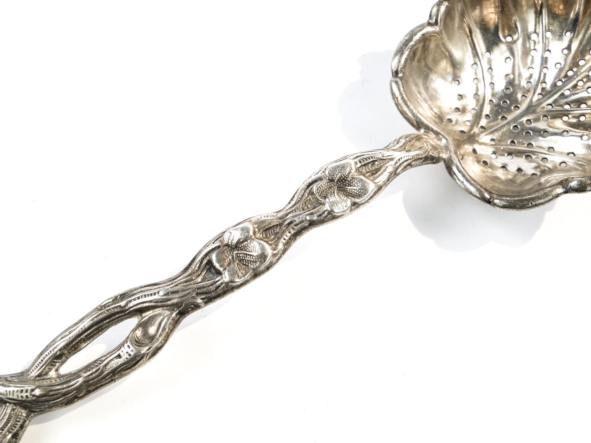 Pickle Spoon, Art Nouveau, silver-plated brass, Poland, early 20th c. - 102294