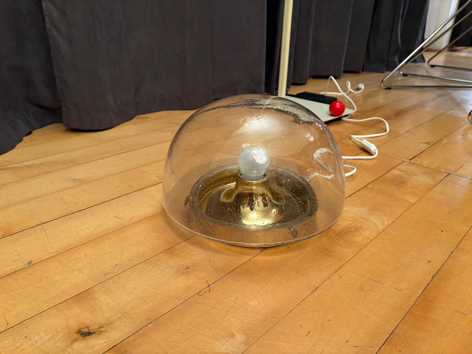 Kinkiet 2923, Glashuette Limburg, Niemcy, lata 60. - 102469