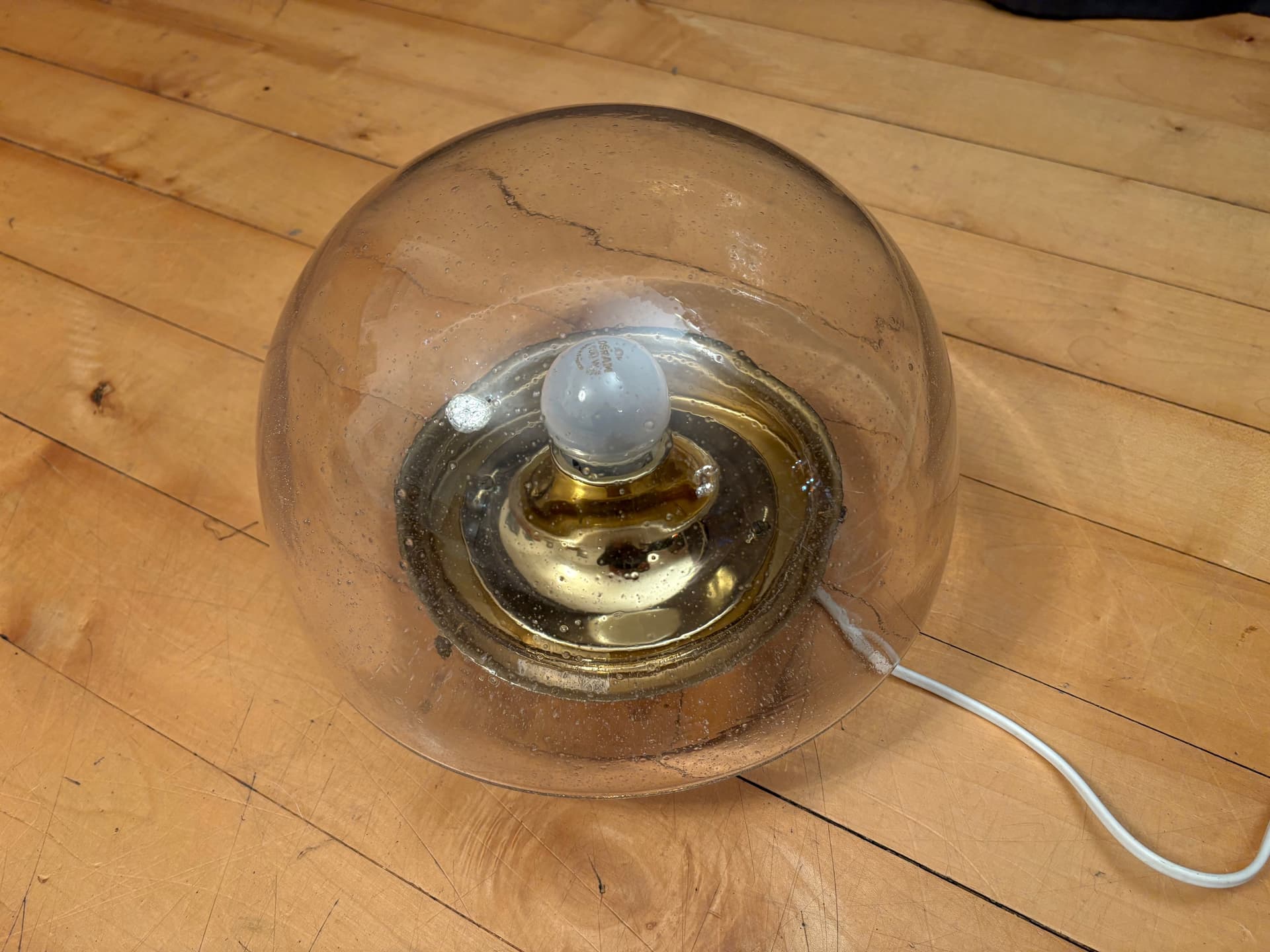 Kinkiet 2923, Glashuette Limburg, Niemcy, lata 60. - 102470