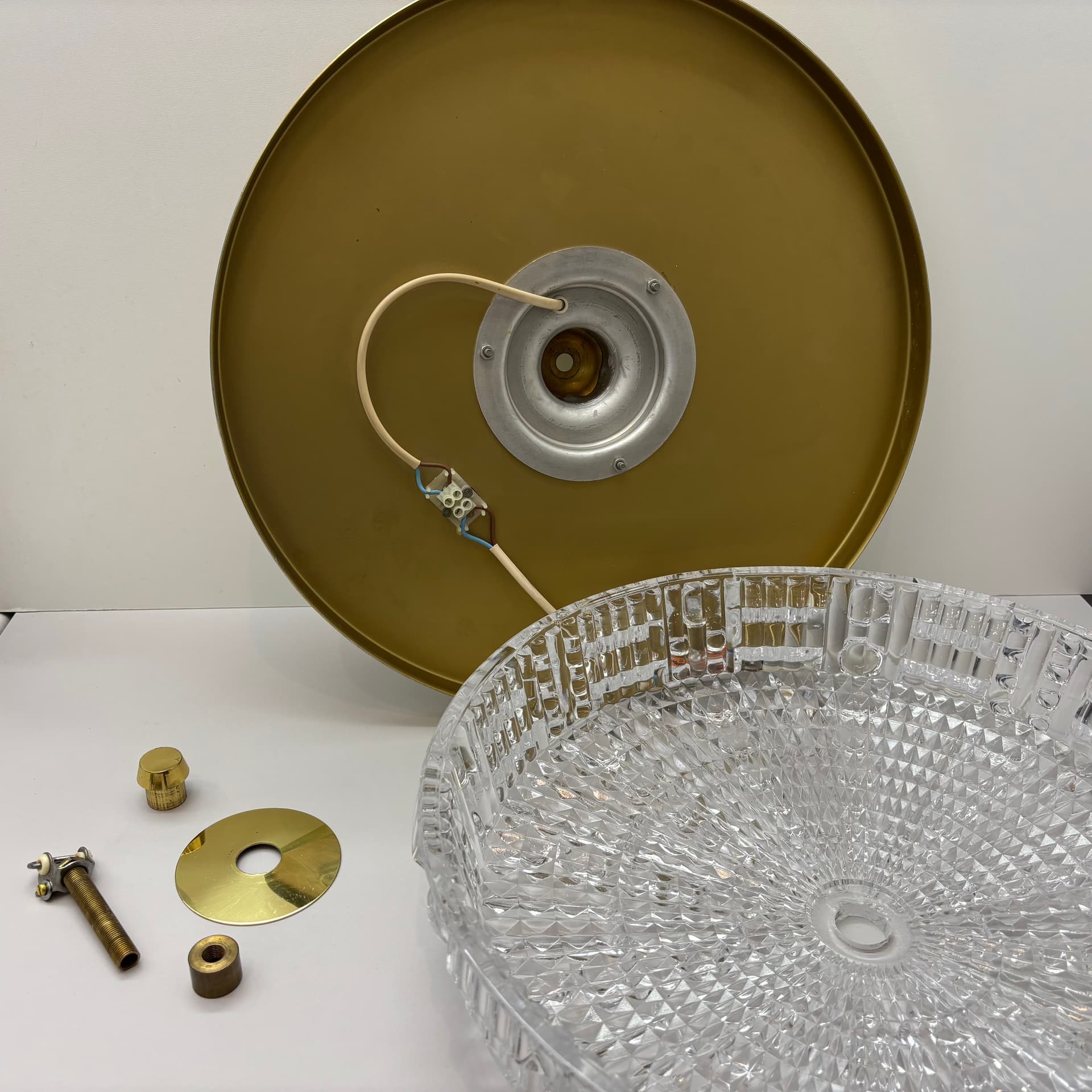 Plafon, Orrefors Sweden, Öja, Szwecja, lata 70. - 103537