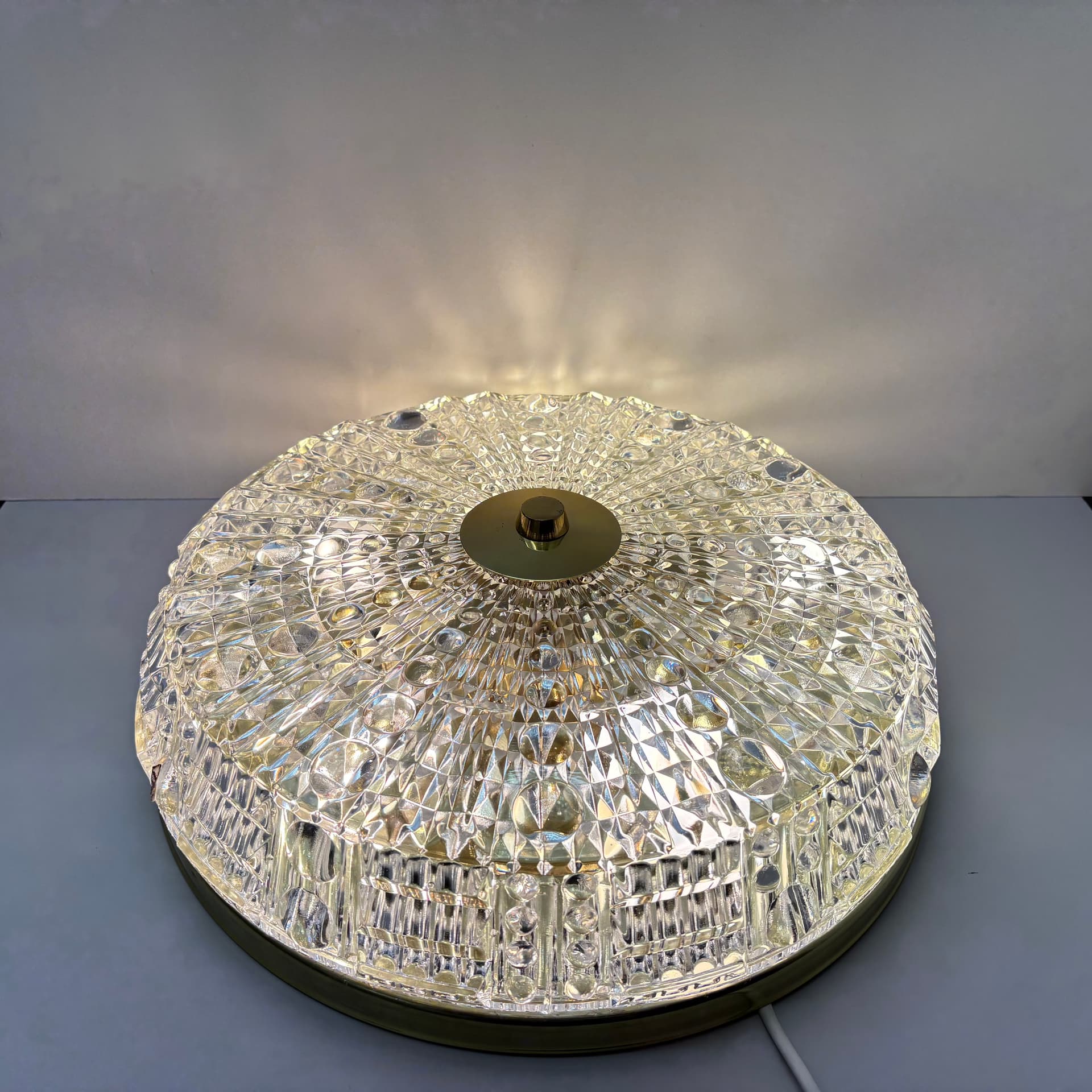 Plafon, Orrefors Sweden, Öja, Szwecja, lata 70. - 103535