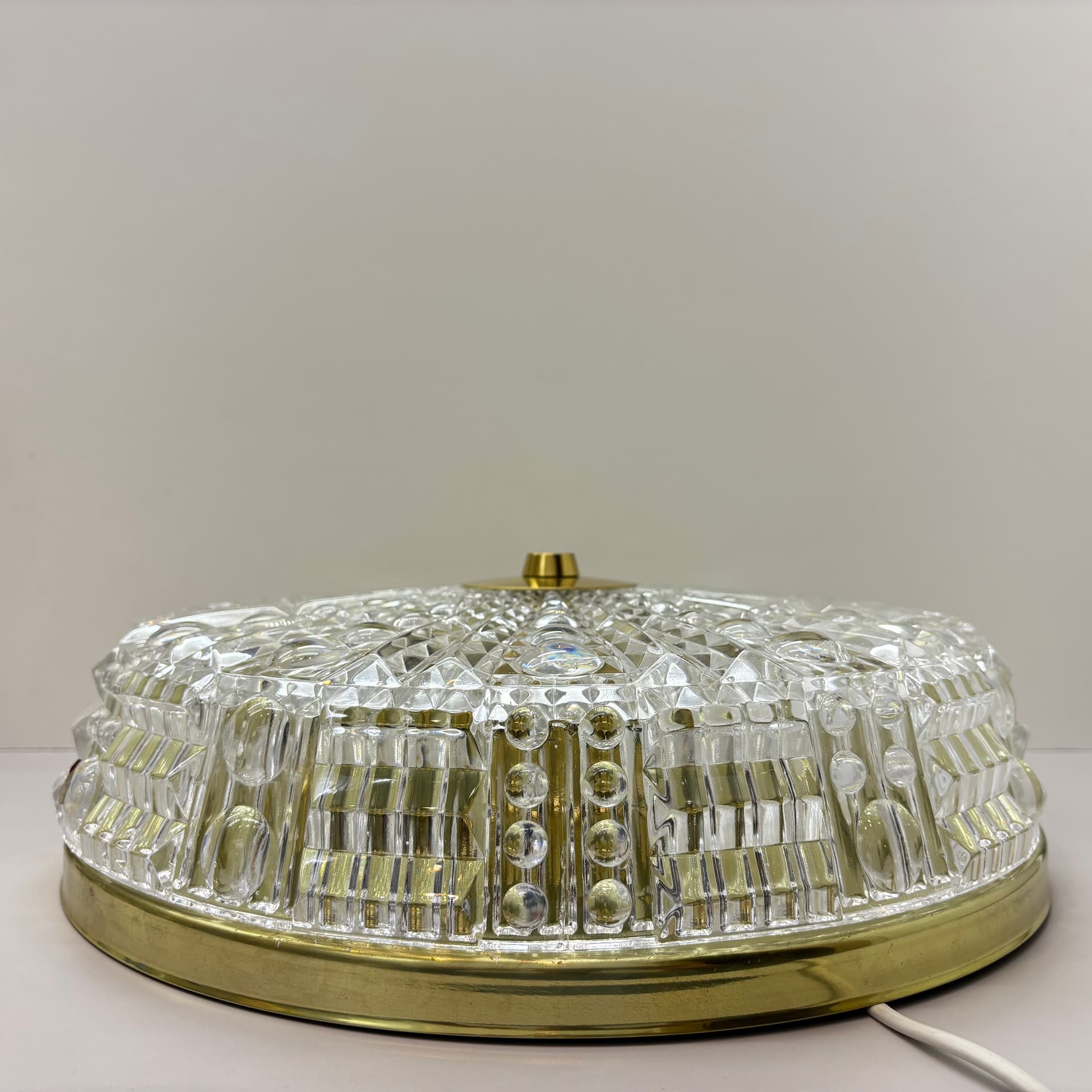 Plafon, Orrefors Sweden, Öja, Szwecja, lata 70. - 103532