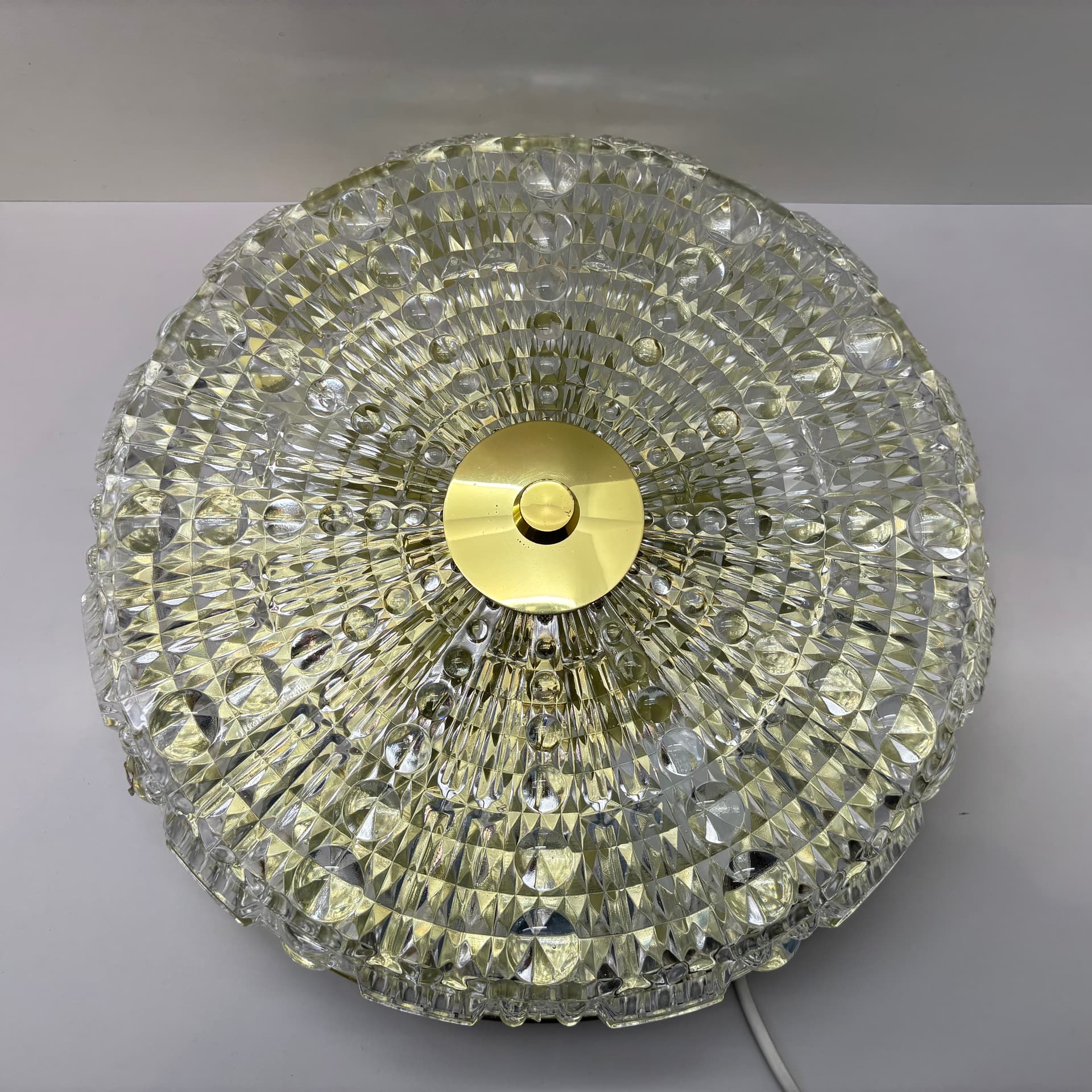 Plafon, Orrefors Sweden, Öja, Szwecja, lata 70. - 103536