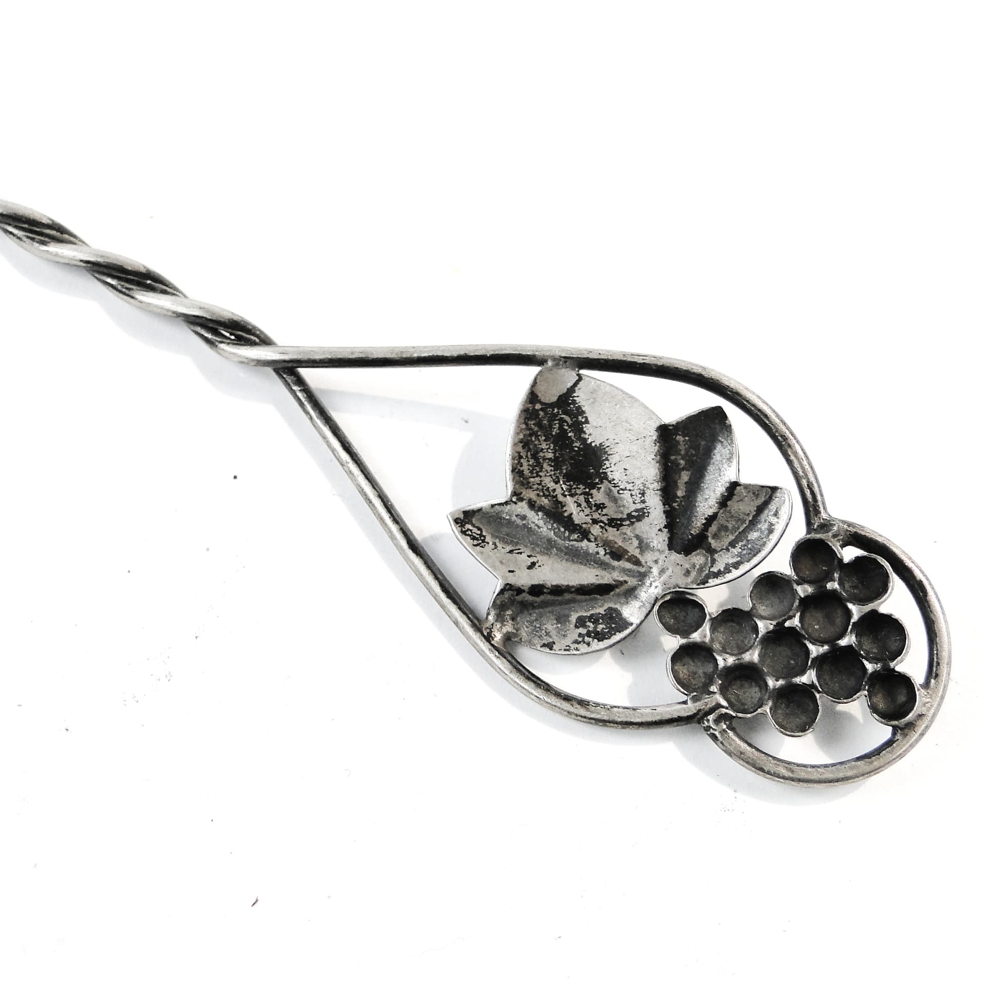 Łyżka do soli, mid-century modern, srebro, Polska, lata 70. - 103581