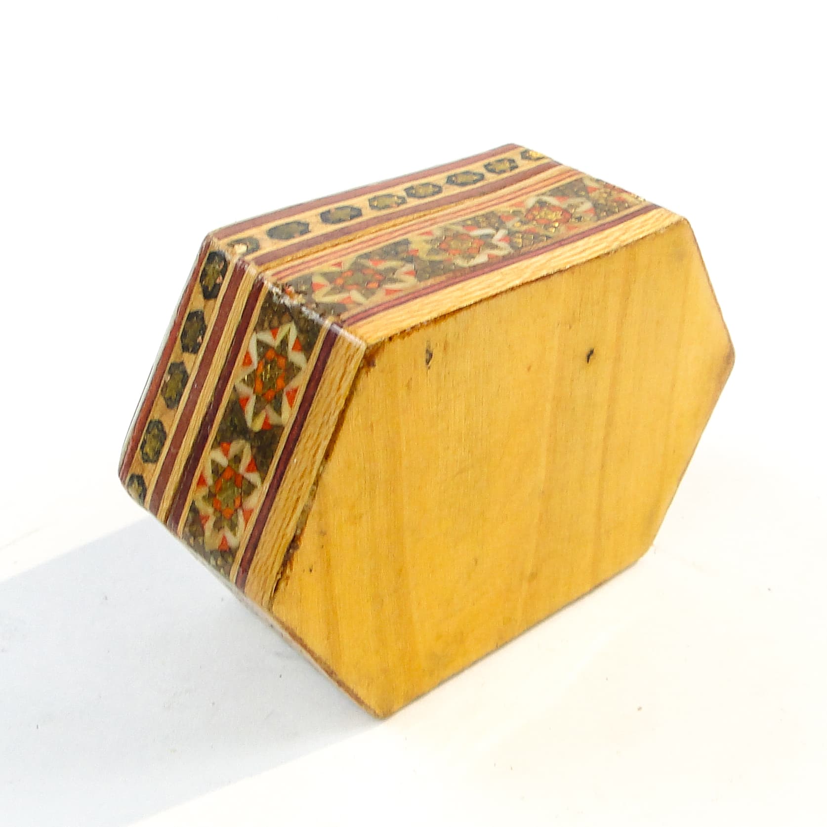 Oriental Mosaic Pillbox, wood, Poland, 1970s - 103599