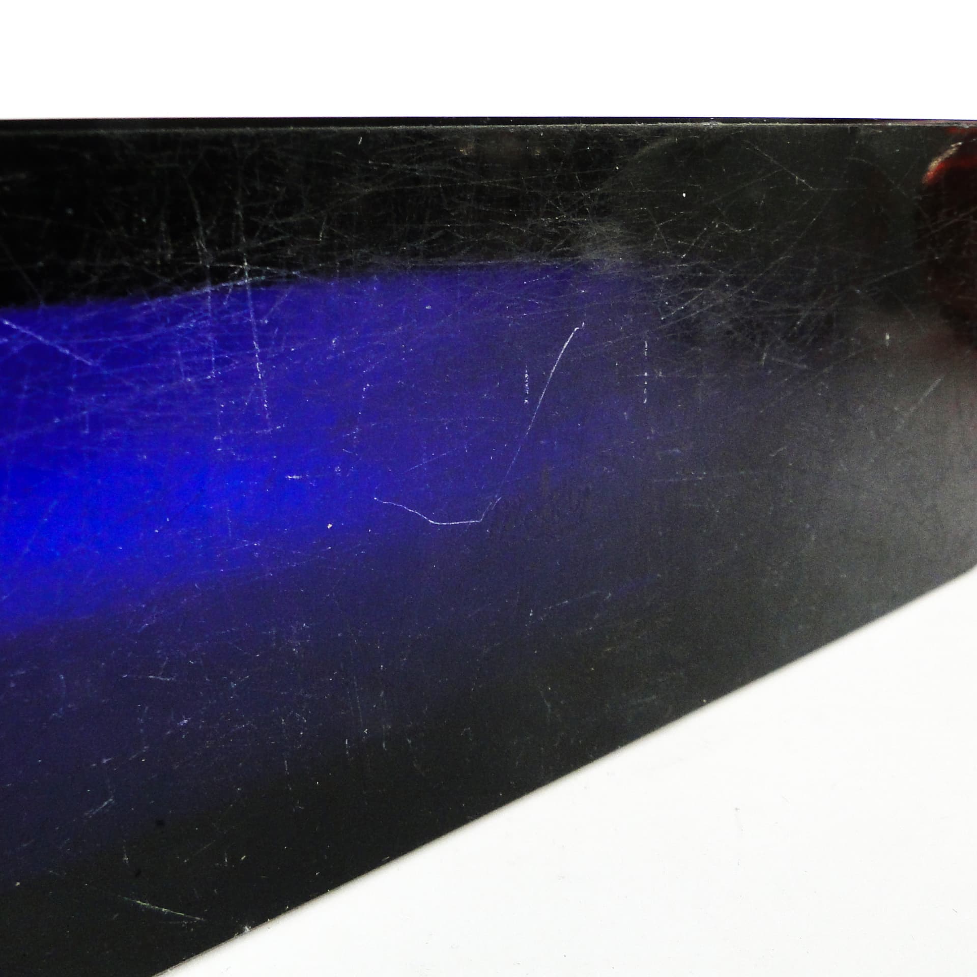 Przybornik Art Deco, kryształ kobaltowy, proj. J. Hoffmann, Czechosłowacja, lata 30. - 106006