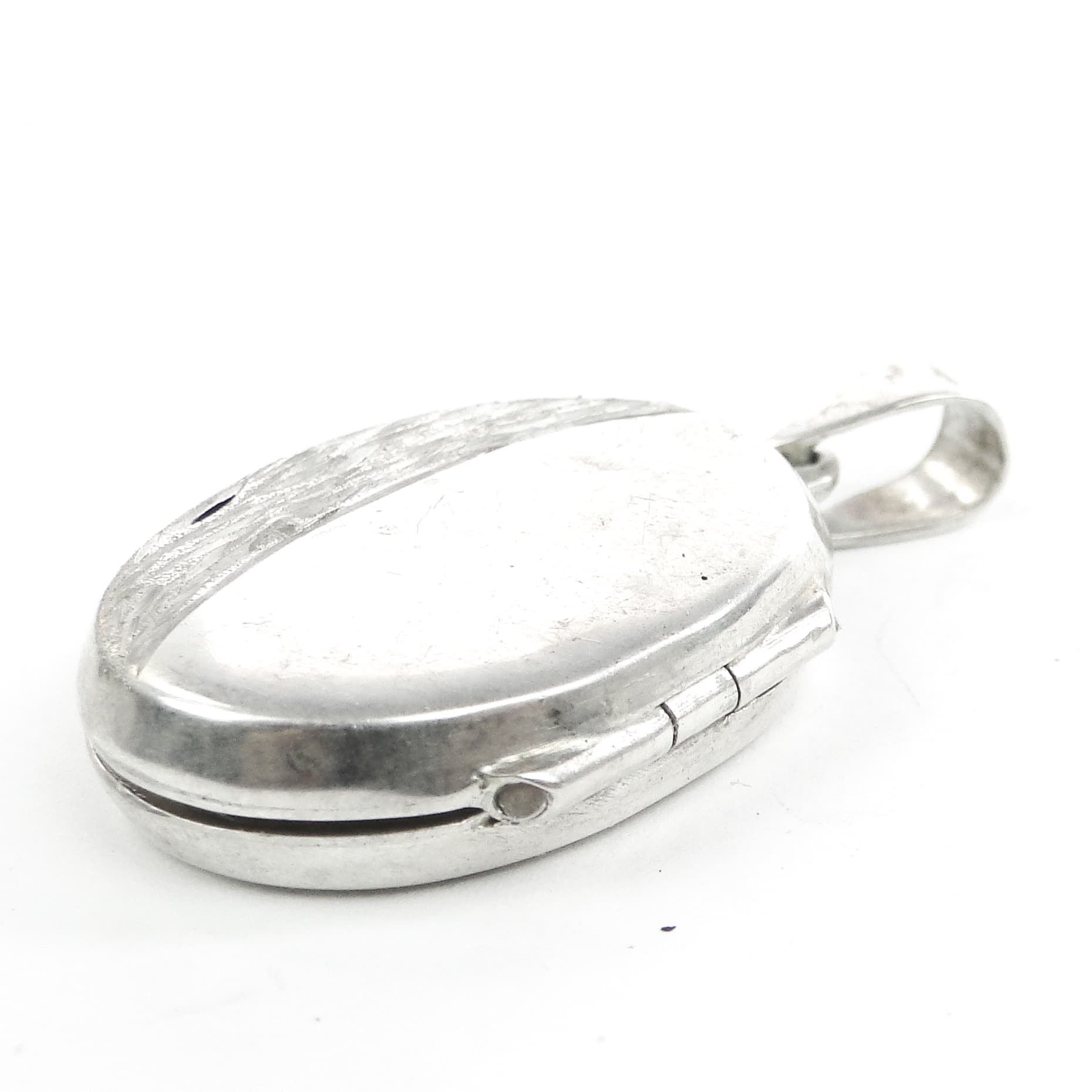 Sekretnik, skandynawski modernizm, srebro, Szwecja, lata 50. - 103853