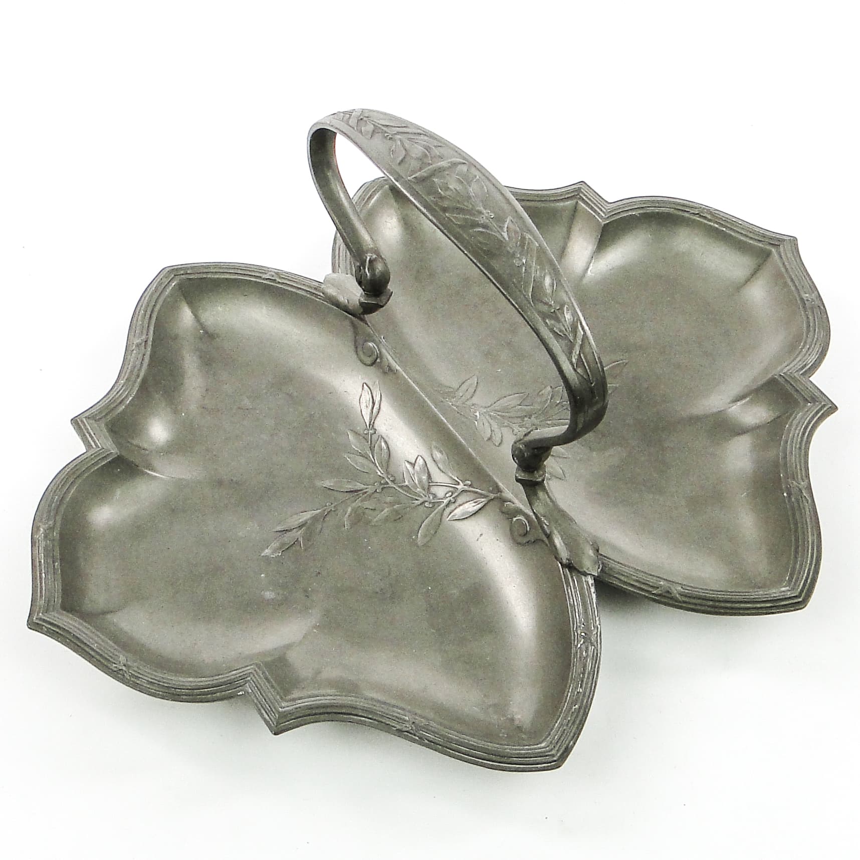 Kabaret na przystawki Art Nouveau, cyna, Niemcy, pocz. XX w. - 103897