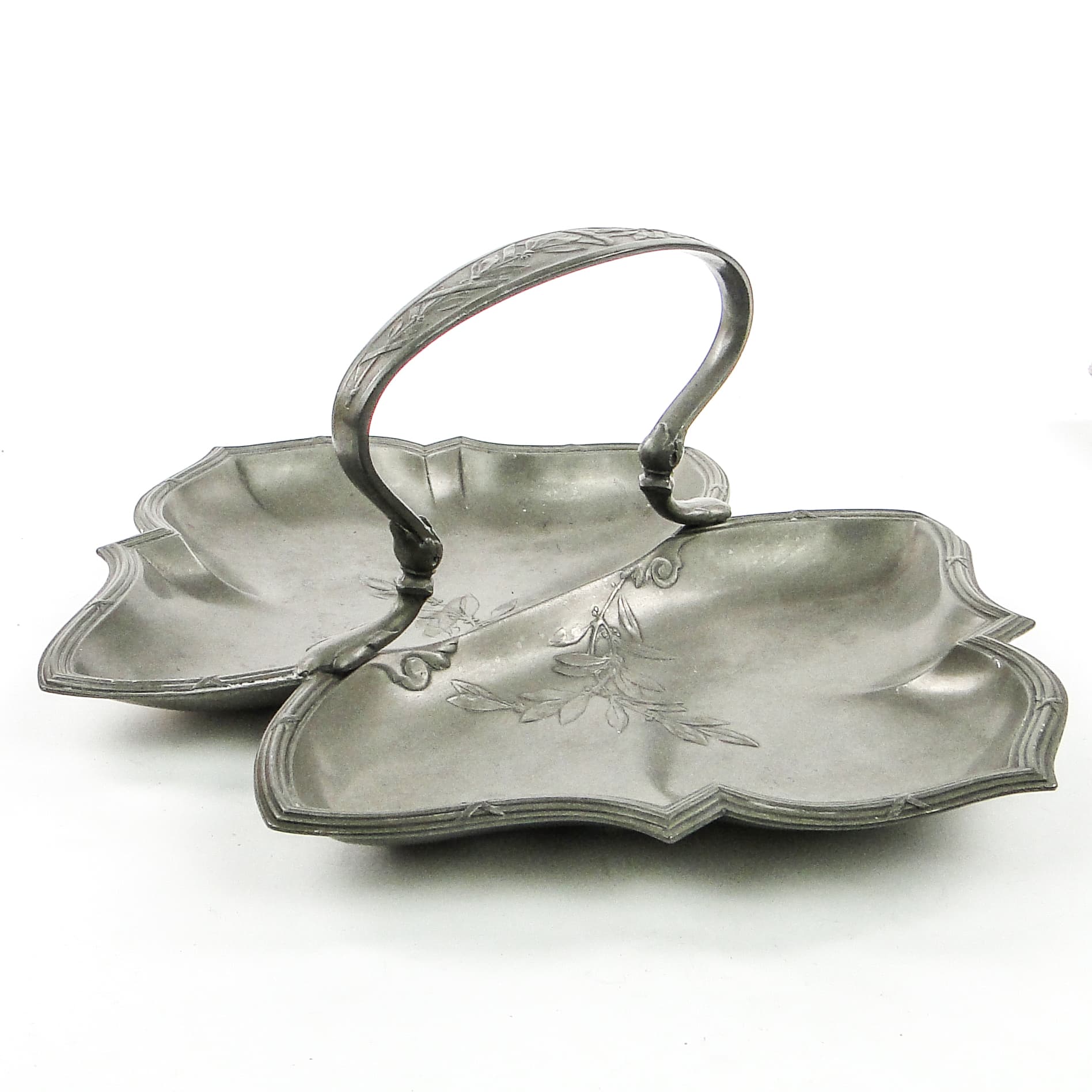 Kabaret na przystawki Art Nouveau, cyna, Niemcy, pocz. XX w. - 103895