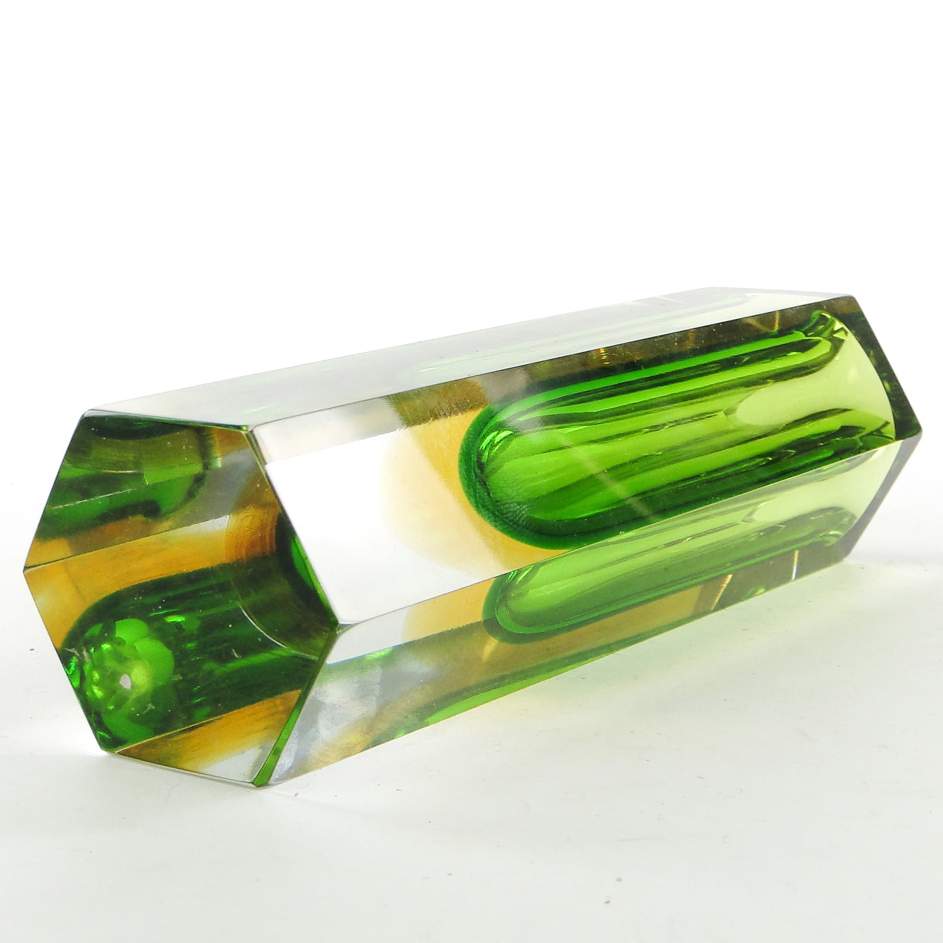 Sommerso vase, Murano glass, by F. Poli, Italy, 1950s. - 104023