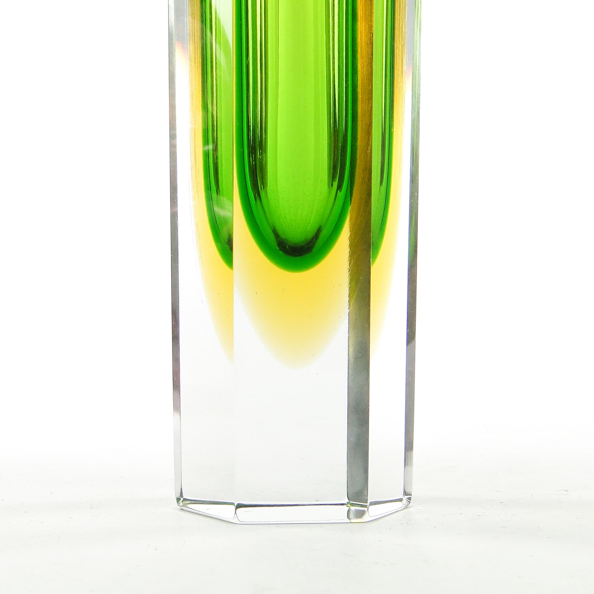 Sommerso vase, Murano glass, by F. Poli, Italy, 1950s. - 104016