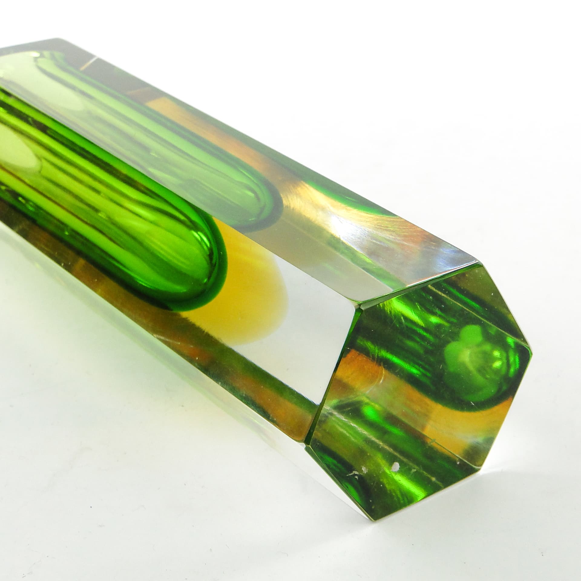 Sommerso vase, Murano glass, by F. Poli, Italy, 1950s. - 104021