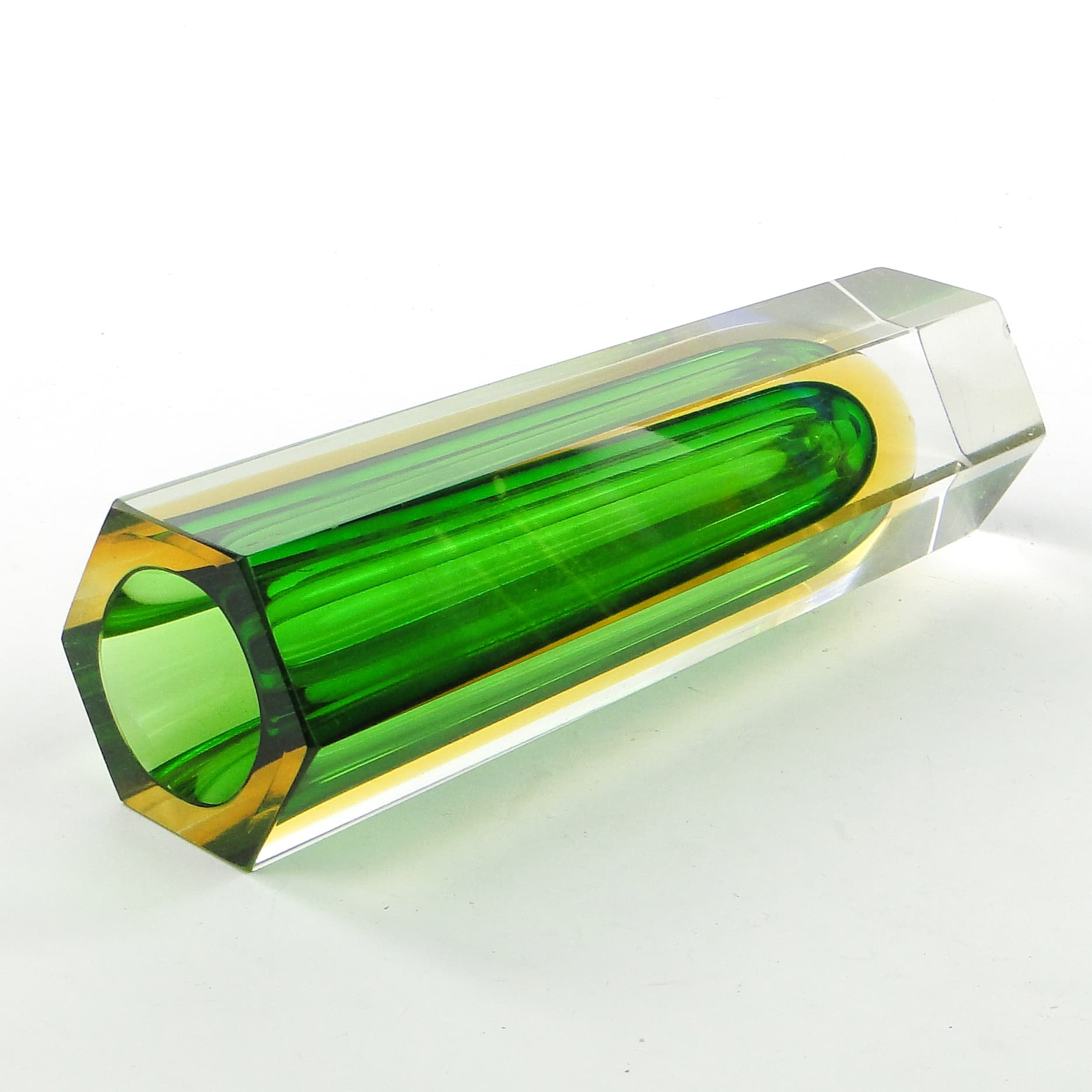 Murano Sommerso Vase, mid-century modern, glass, by F. Poli, Italy, 1950s. - 104050