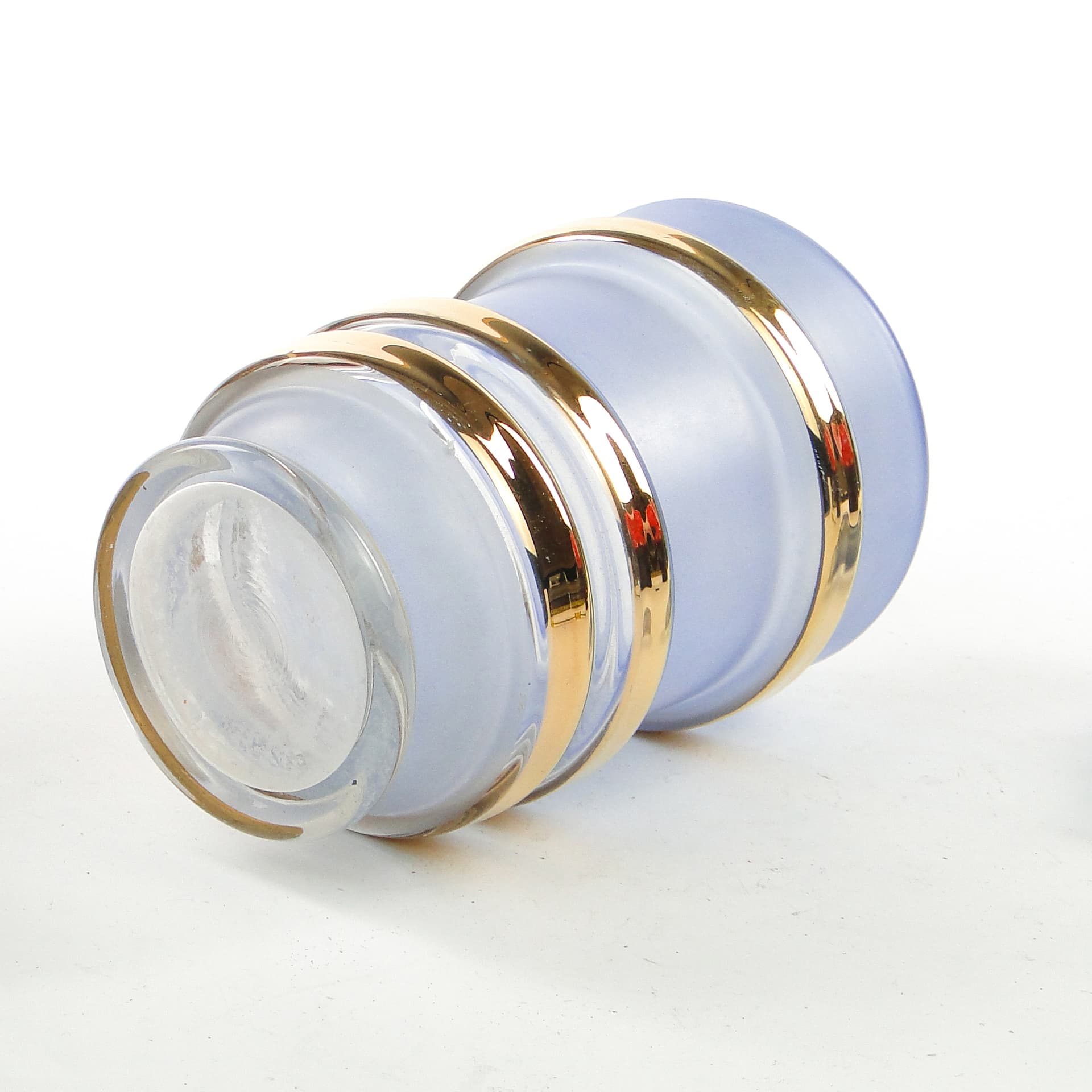 Mid-century modern decanter, glass, Kamenický Šenov, Czechoslovakia, 1950s. - 104063