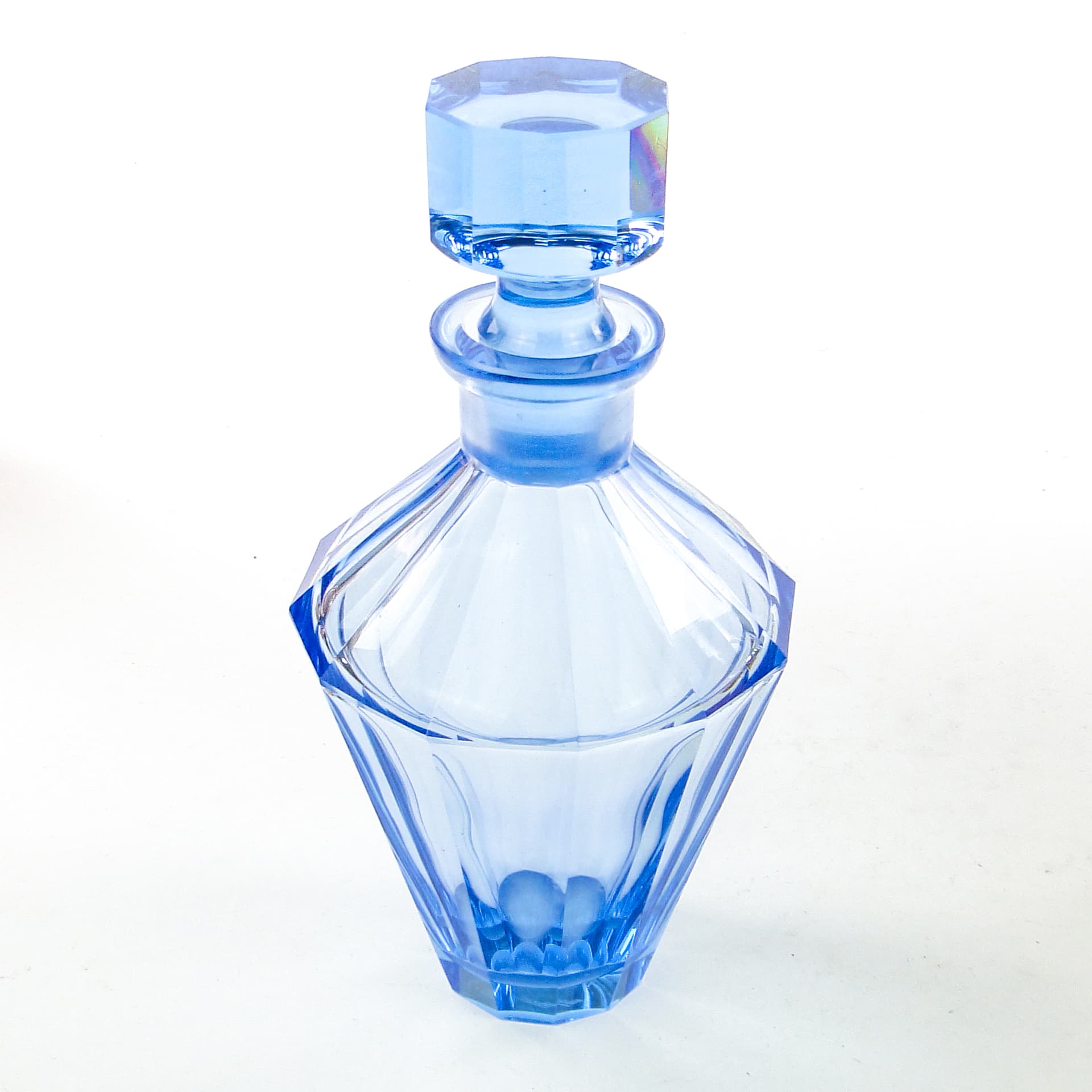 Karafka Art Deco, kryształ, Moser, Czechosłowacja, lata 50. - 104135