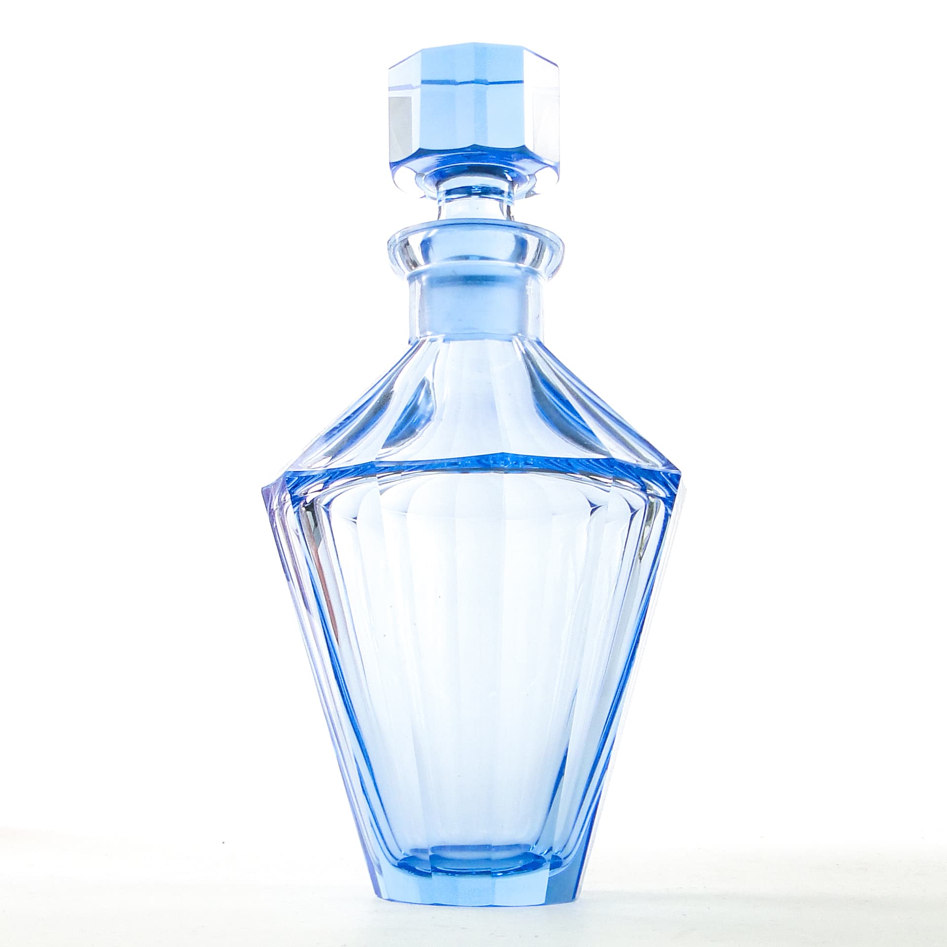 Karafka Art Deco, kryształ, Moser, Czechosłowacja, lata 50. - 104137