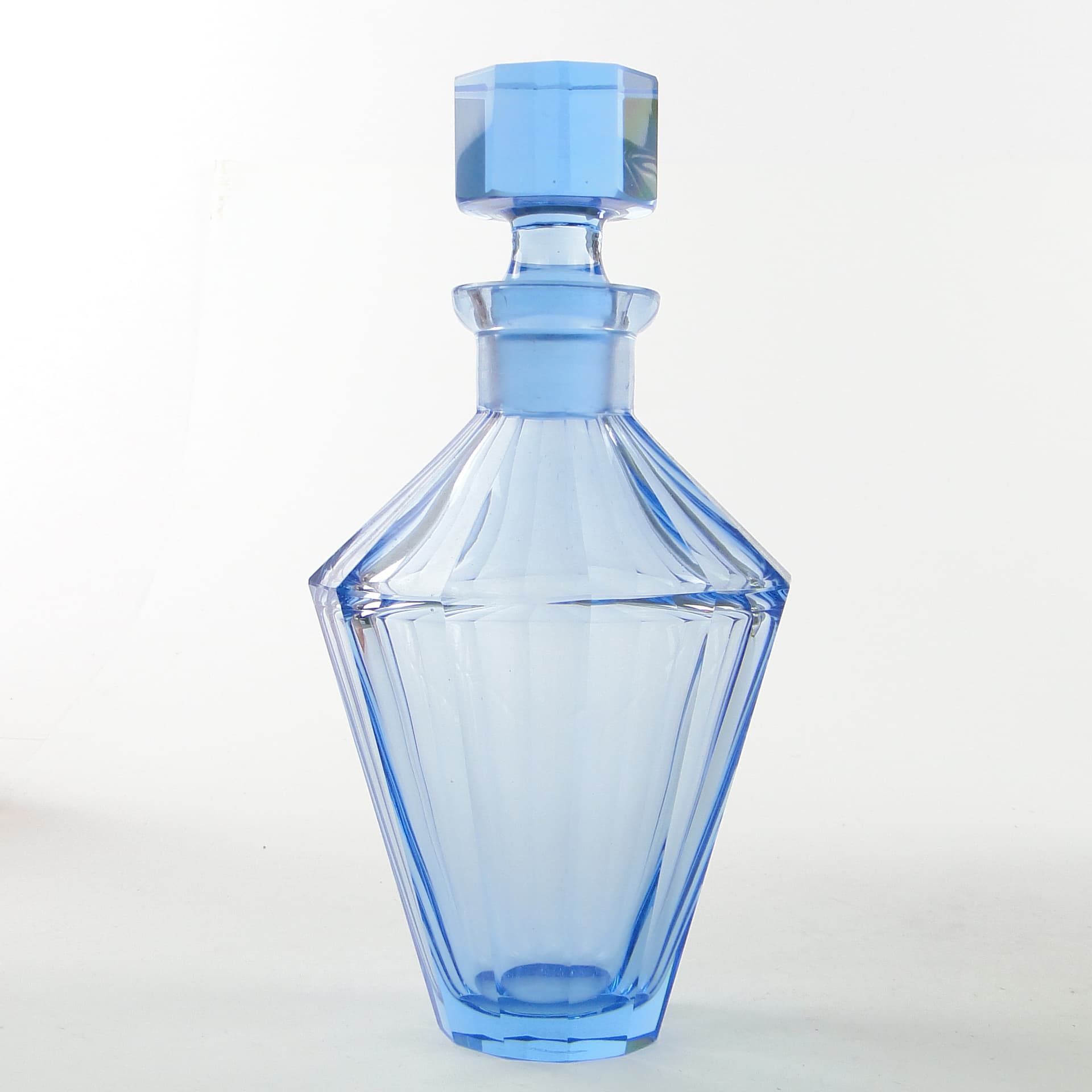 Karafka Art Deco, kryształ, Moser, Czechosłowacja, lata 50. - 104133