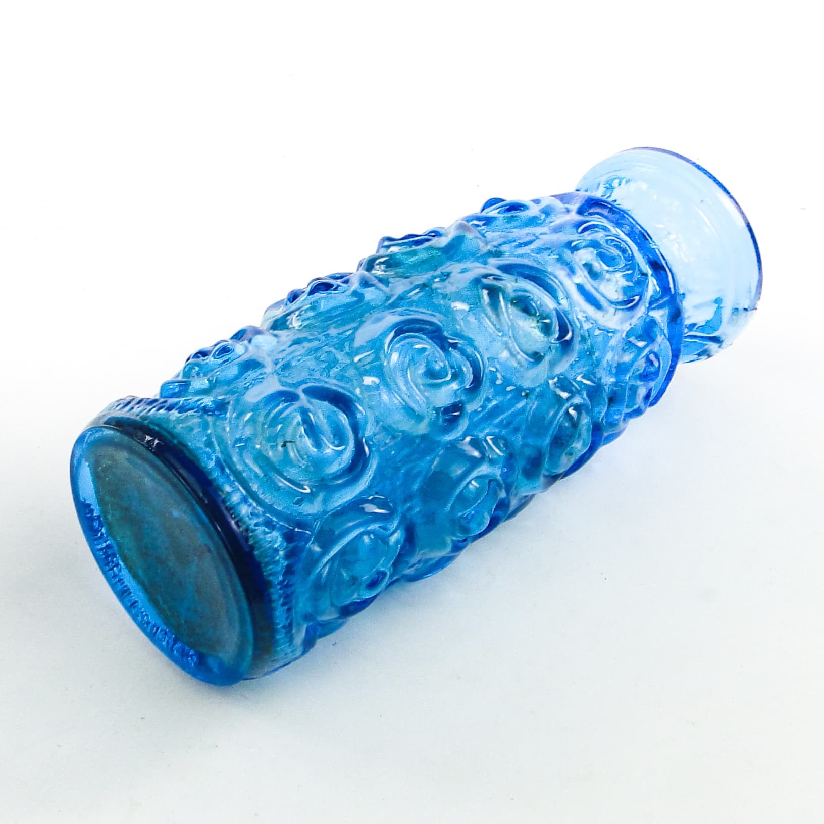 Roze vase, mid-century modern, glass, Poland, 1970s. - 104212