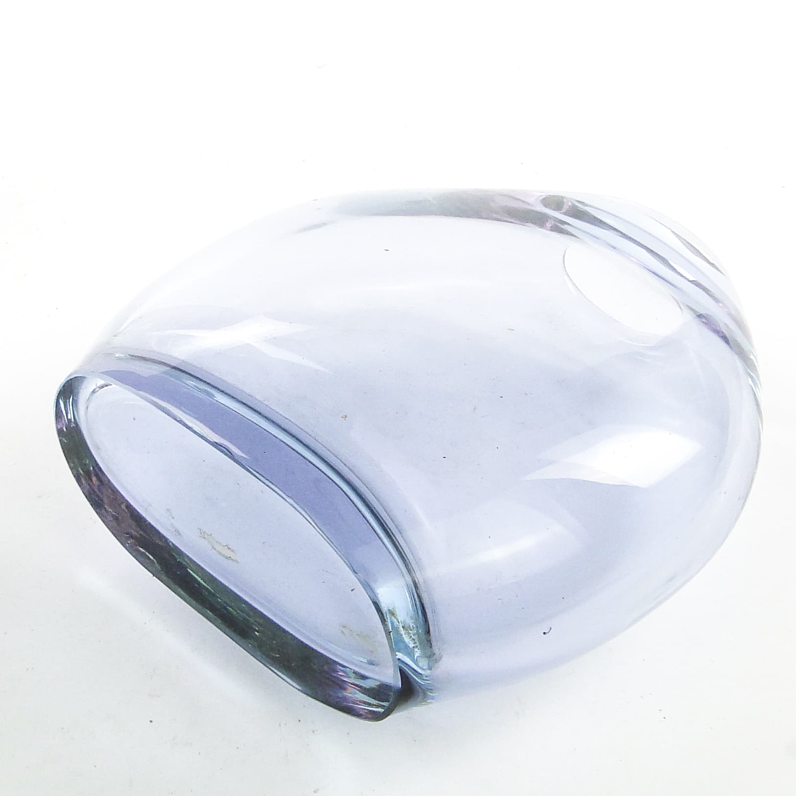 Karafka, mid-century modern, szkło aleksandrytowe, Czechosłowacja, lata 50. - 104239