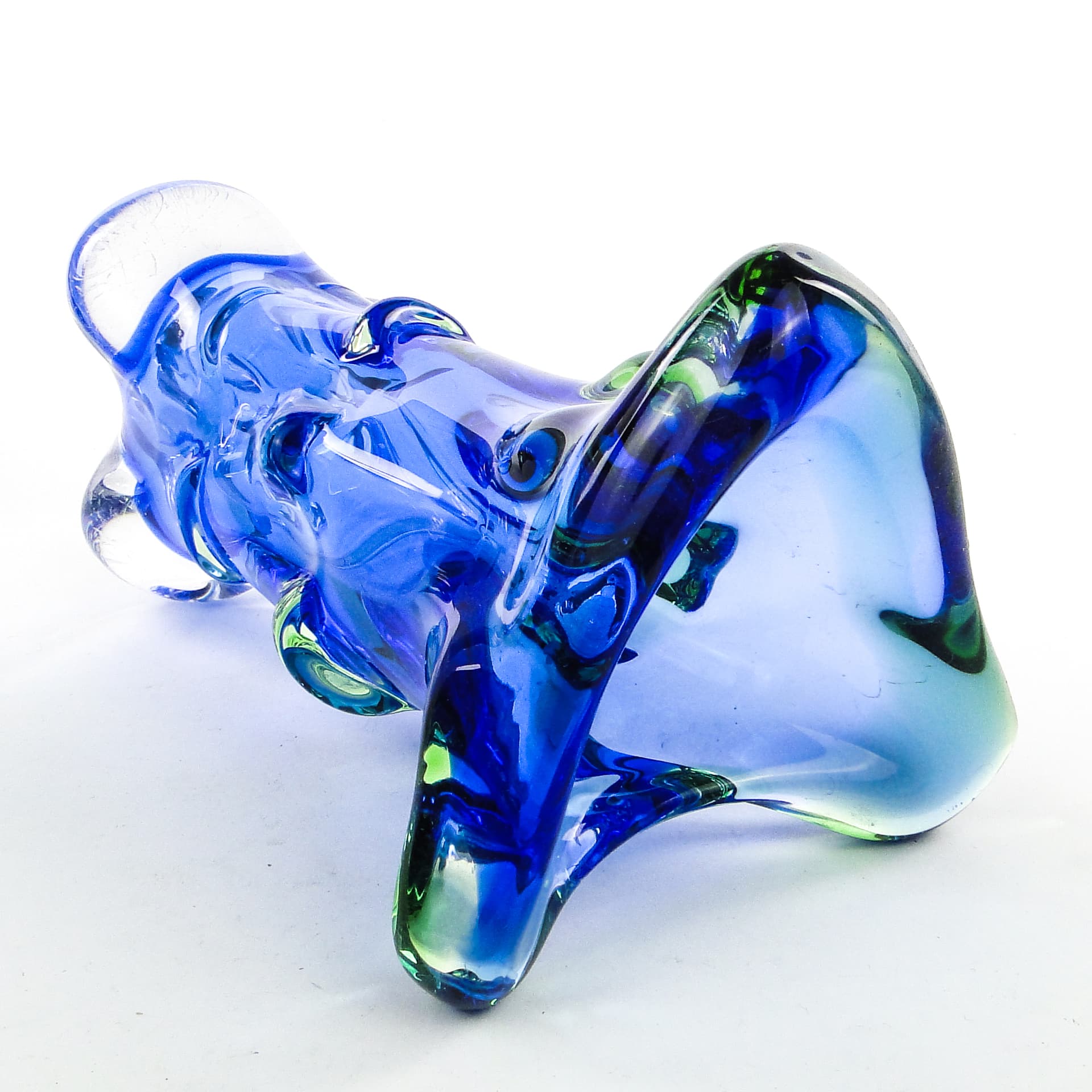 Mid-century modern vase, glass, by J. Hospodka, Czechoslovakia, 1960s. - 104262