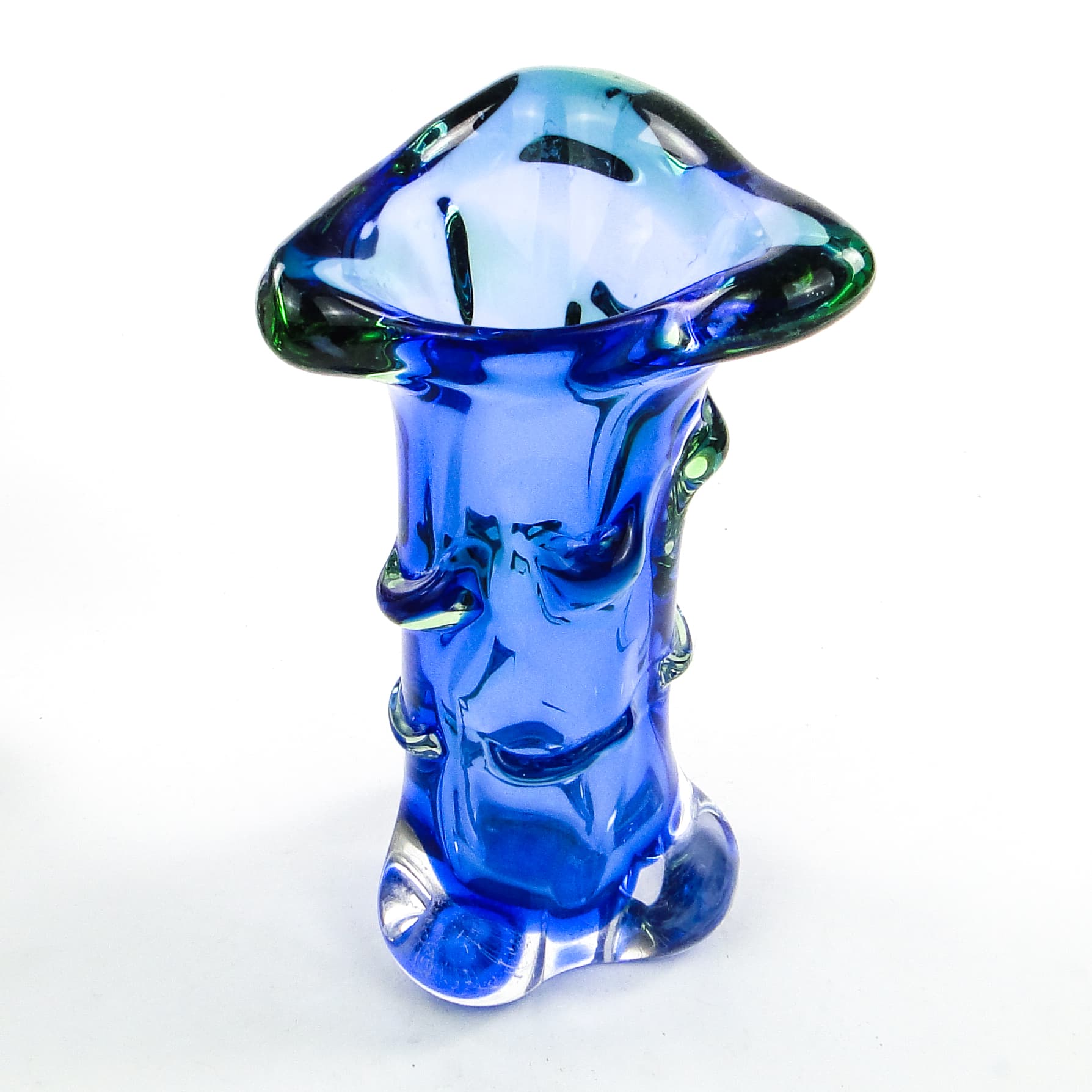 Mid-century modern vase, glass, by J. Hospodka, Czechoslovakia, 1960s. - 104263