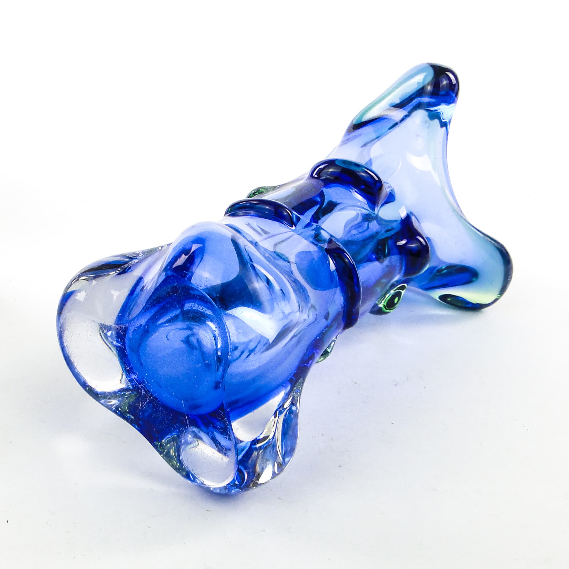 Mid-century modern vase, glass, by J. Hospodka, Czechoslovakia, 1960s. - 104265