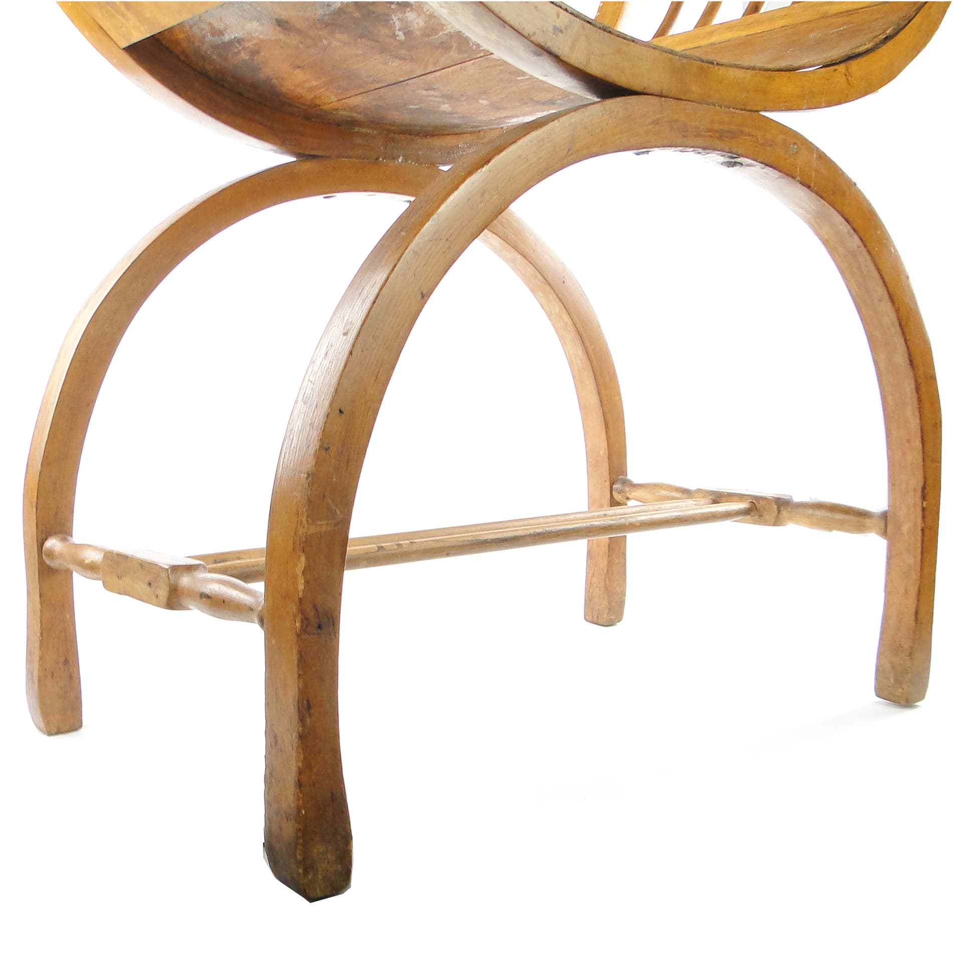 Krzesło typu Gondola Empire, drewno, Polska, początek XX w. - 104510