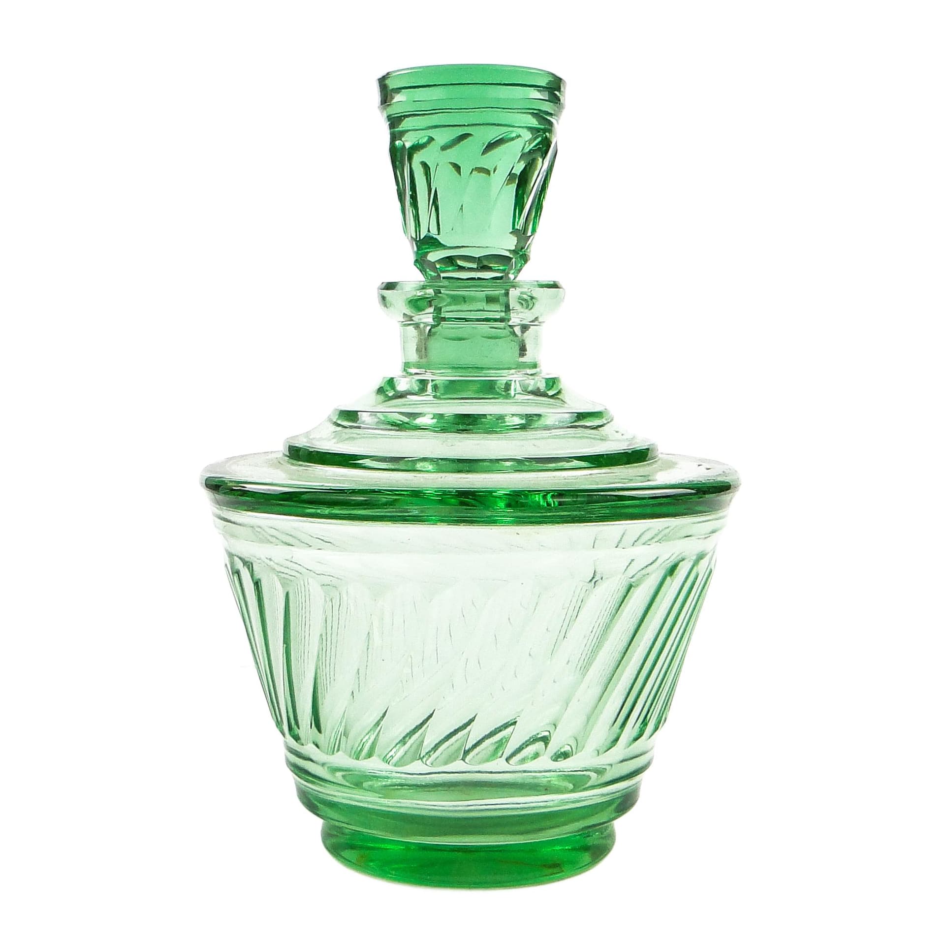 Karafka, Art Deco, kryształ, Moser, Czechosłowacja, lata 30.