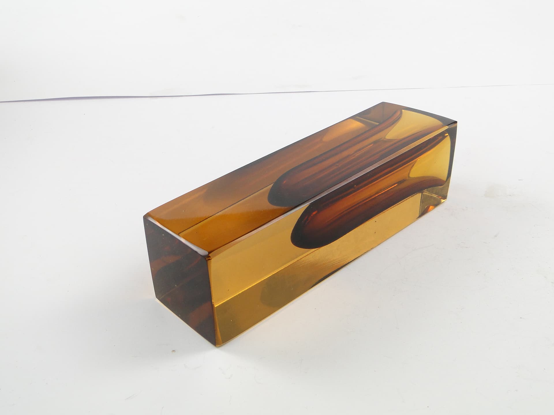 Murano vase, Sommerso, glass, by F. Poli, Italy, 1950s. - 104679