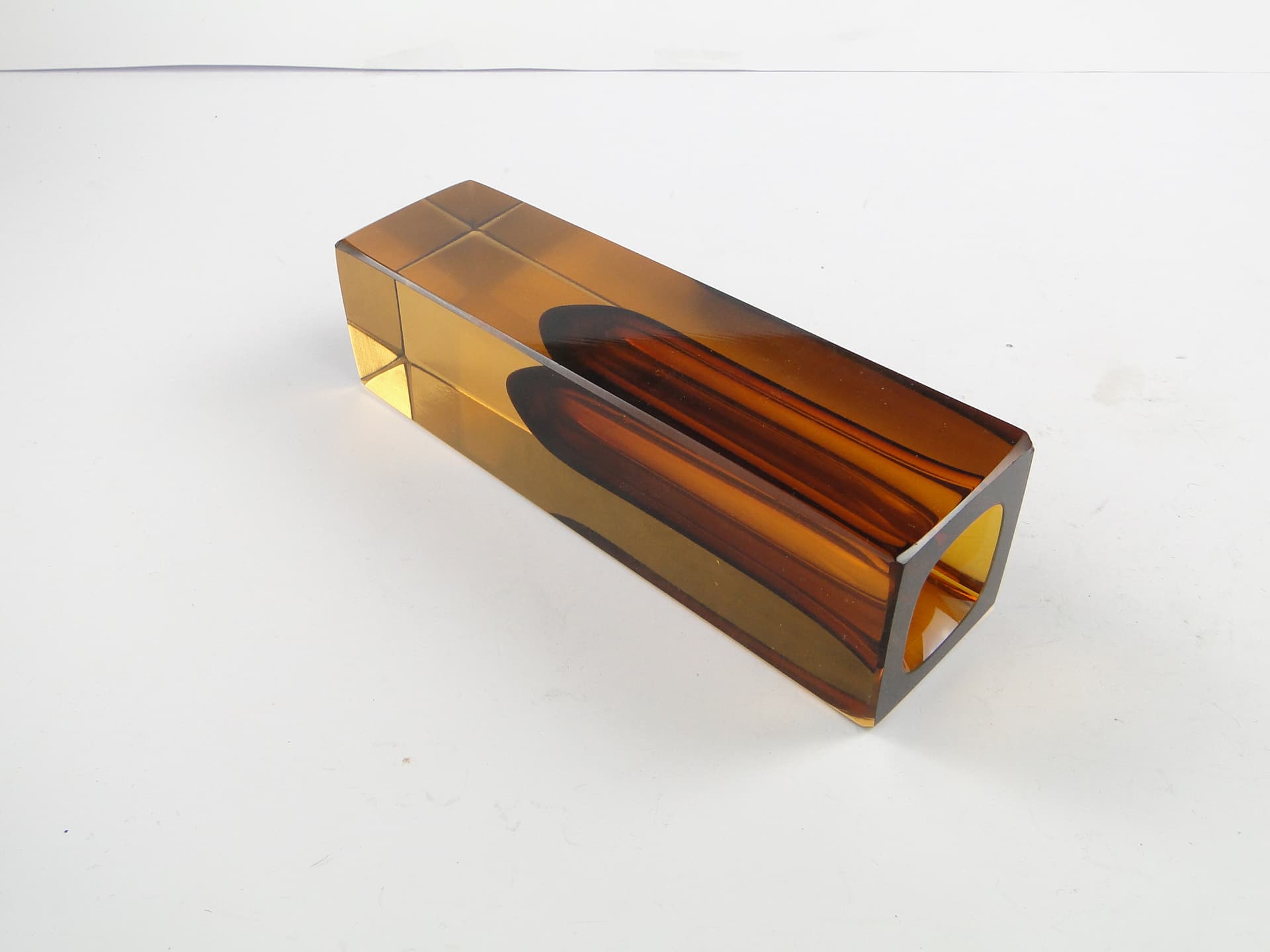 Murano vase, Sommerso, glass, by F. Poli, Italy, 1950s. - 104676