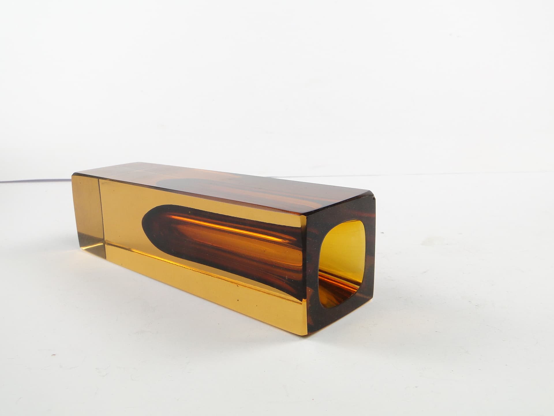 Murano vase, Sommerso, glass, by F. Poli, Italy, 1950s. - 104674