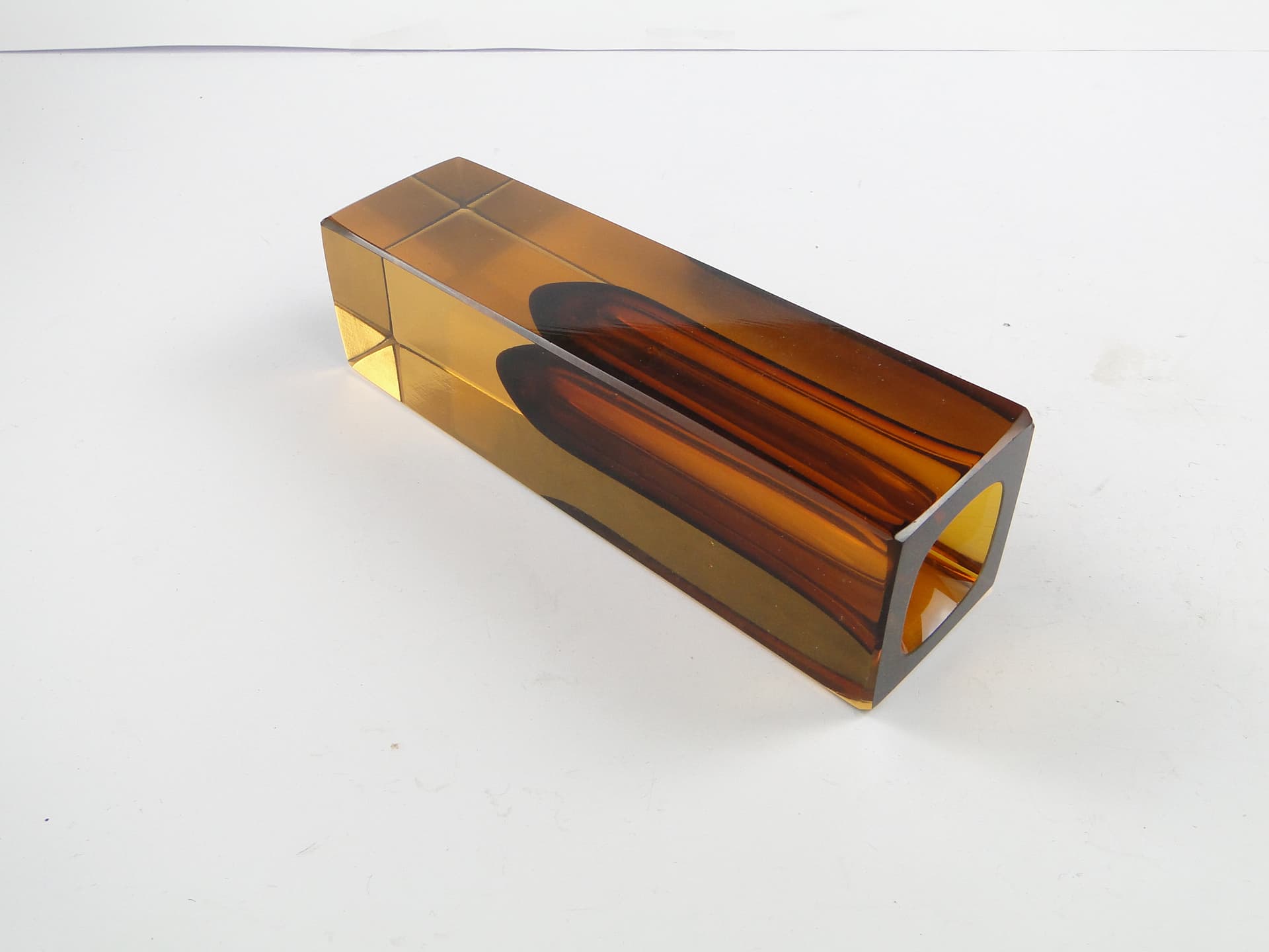 Murano vase, Sommerso, glass, by F. Poli, Italy, 1950s. - 104675