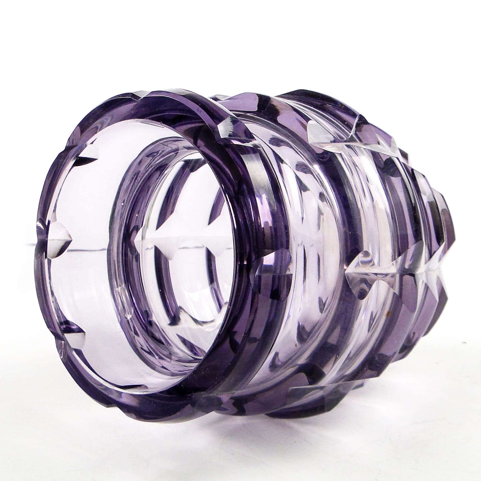 Wazon Art Deco, kryształ mangamowy, Polska, lata 30. - 104727