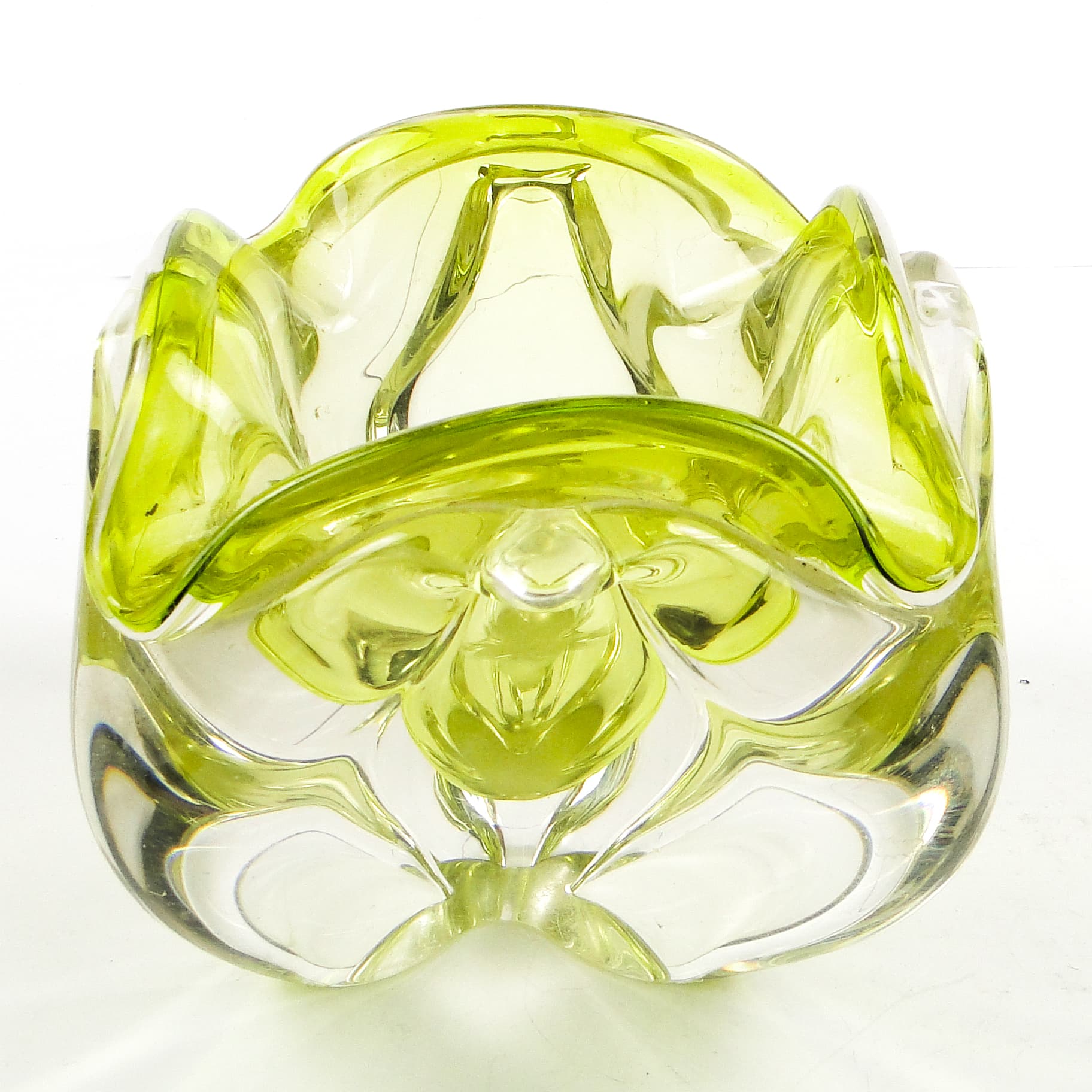 Przybornik mid-century modern, szkło, proj. J. Hospodka, Czechosłowacja, lata 60. - 104814