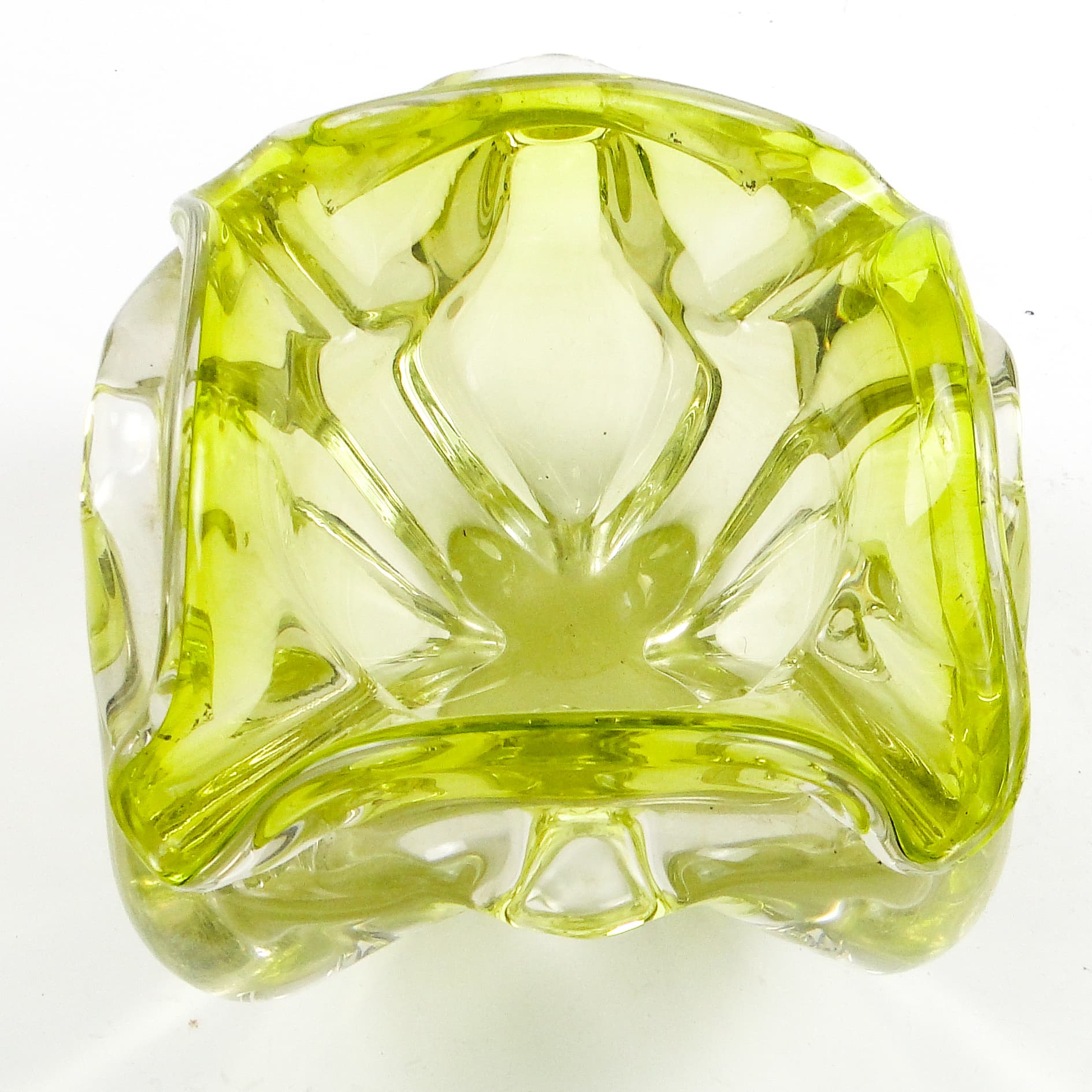 Przybornik mid-century modern, szkło, proj. J. Hospodka, Czechosłowacja, lata 60. - 104817