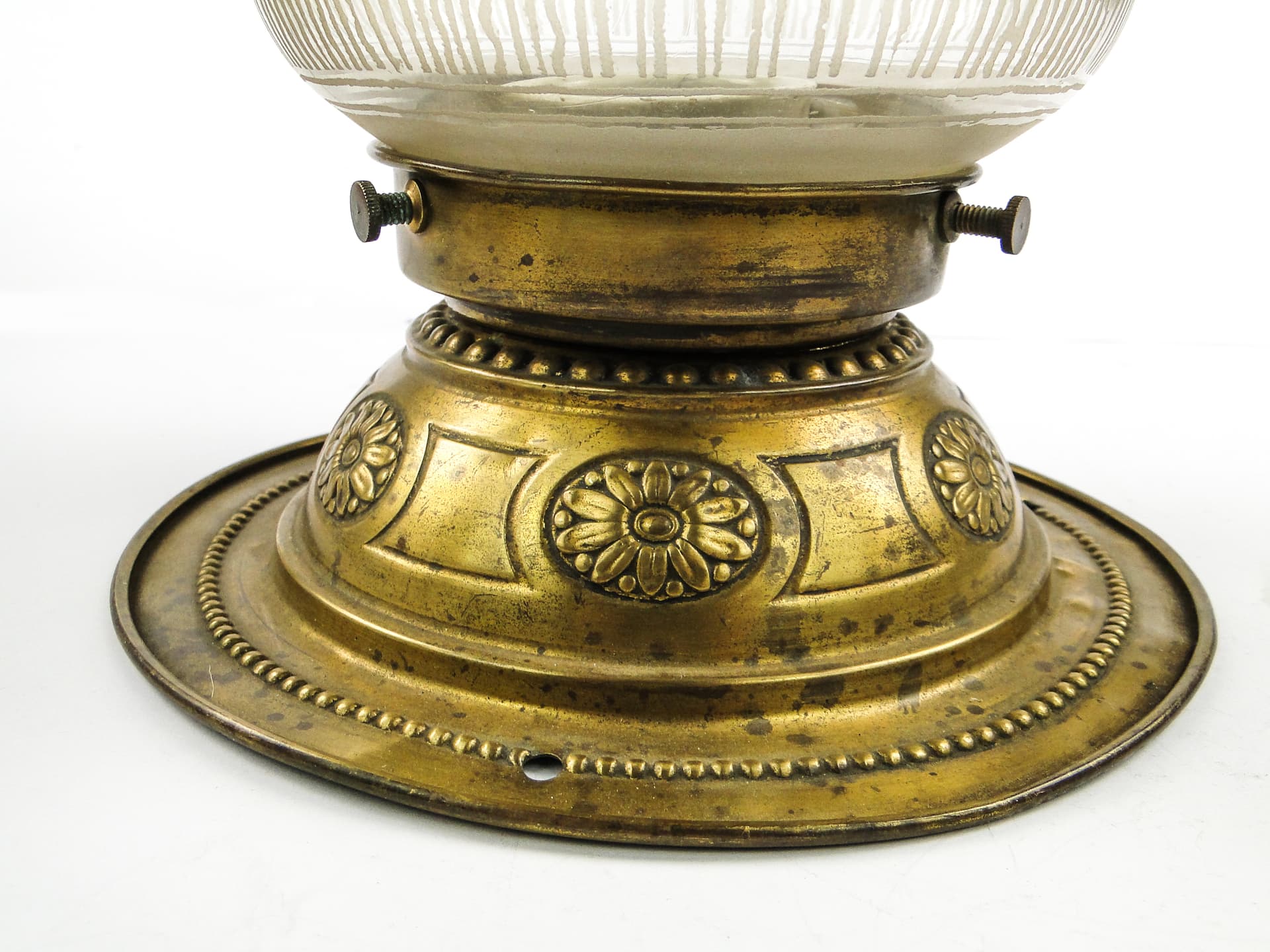 Ceiling Light, Art Nouveau, frosted glass, Austria, 1930s - 104946