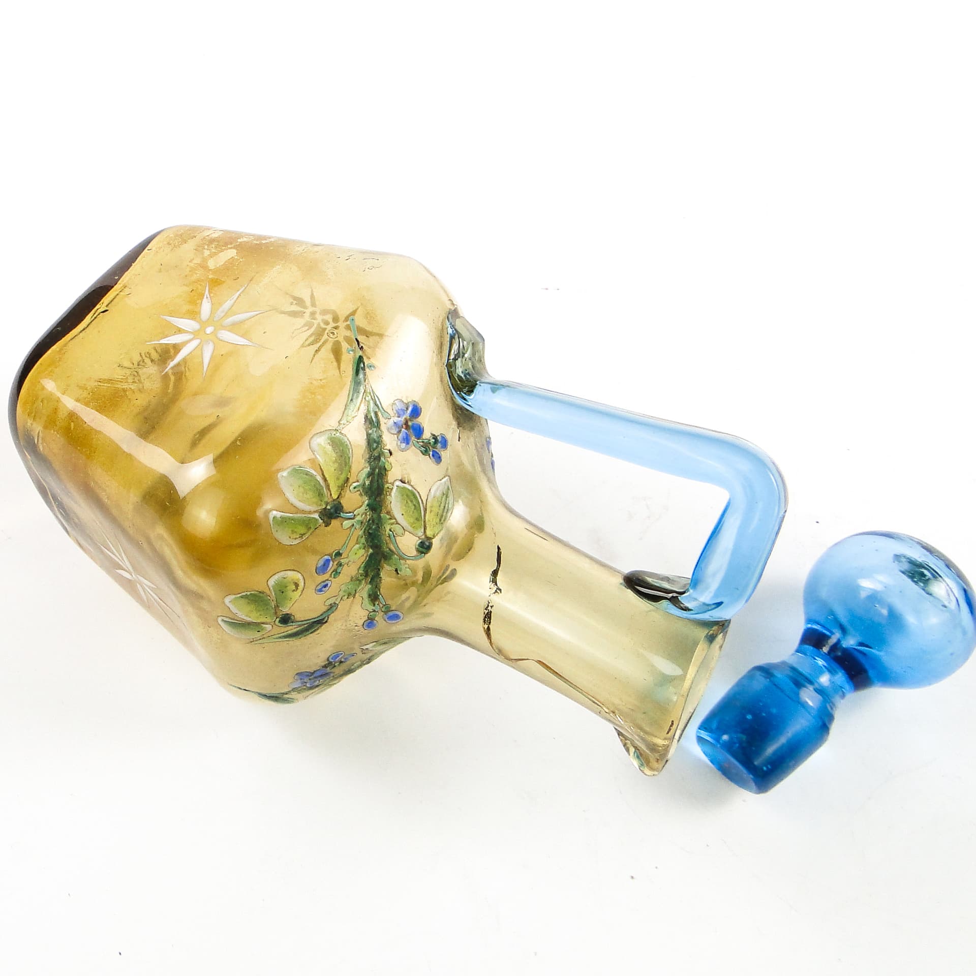 Karafka, Art Nouveau, szkło, Czechosłowacja, początek XX w. - 104969