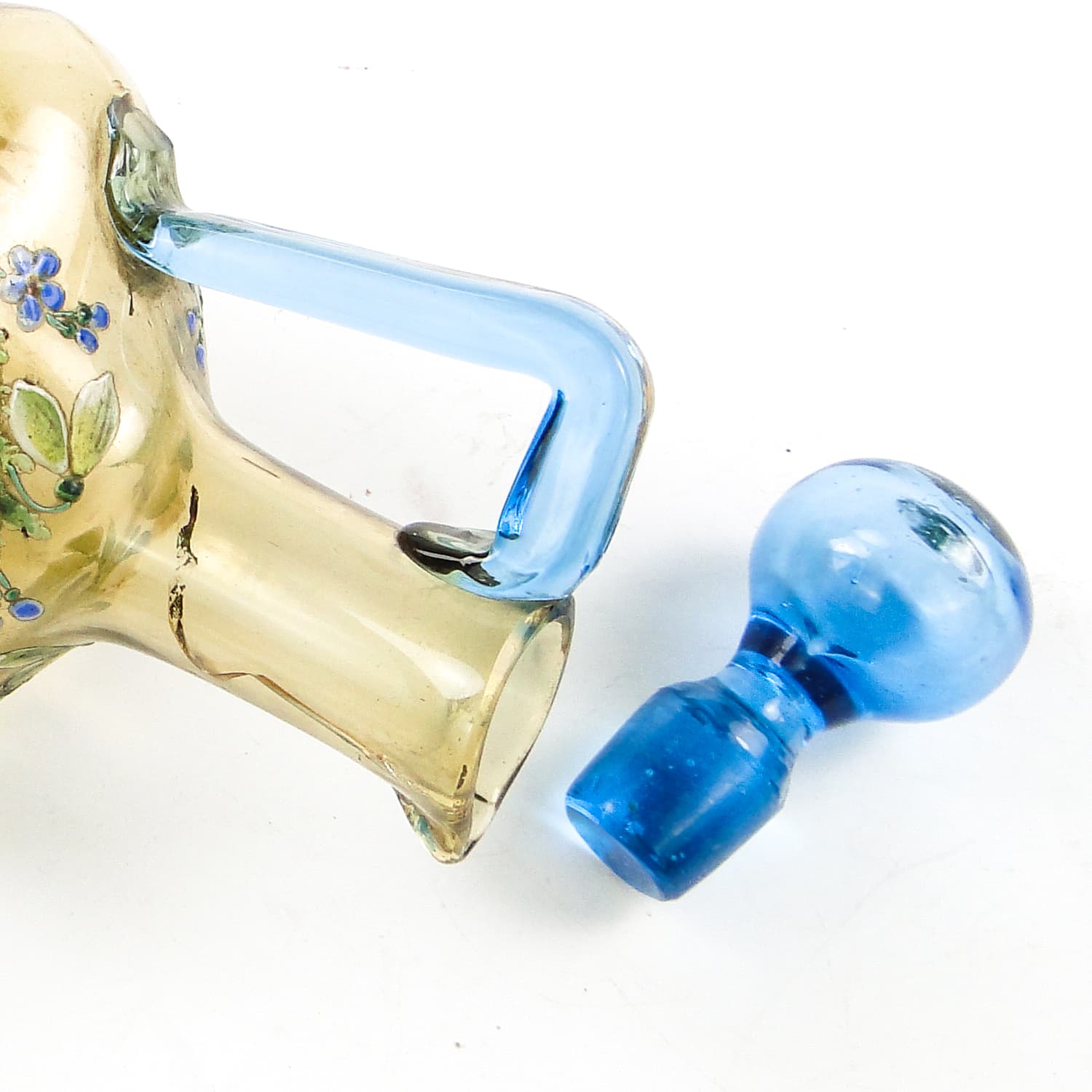 Karafka, Art Nouveau, szkło, Czechosłowacja, początek XX w. - 104965