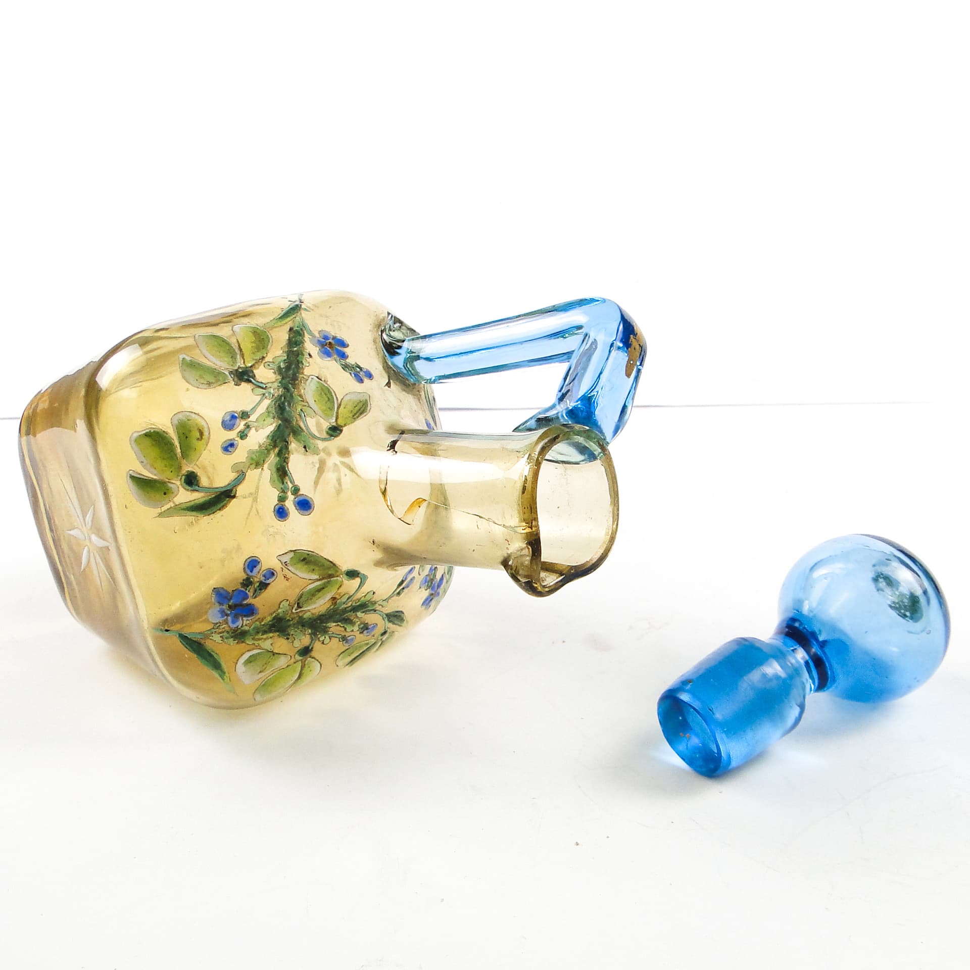 Karafka, Art Nouveau, szkło, Czechosłowacja, początek XX w. - 104967