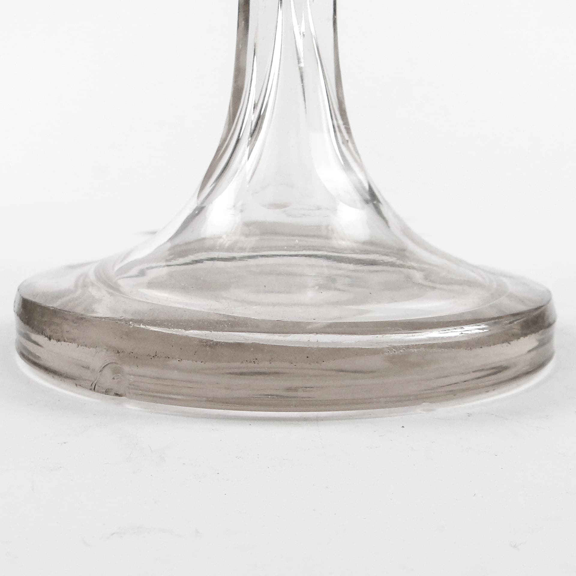 Patera Biedermeier, kryształ transparentny, Czechy, XIX w. - 105043